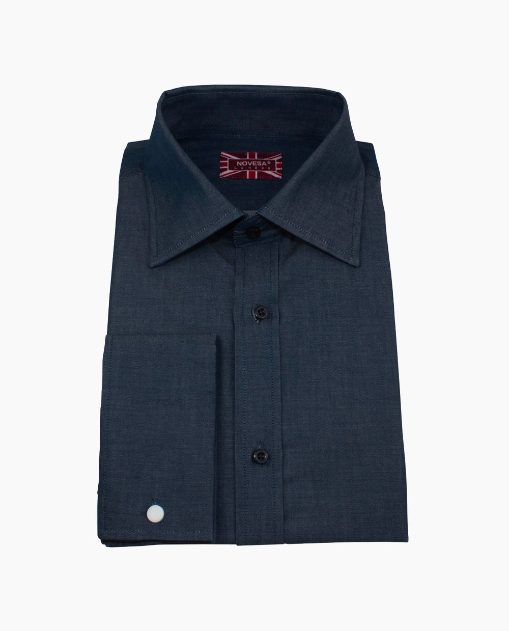 Plain Navy Blue Shirt