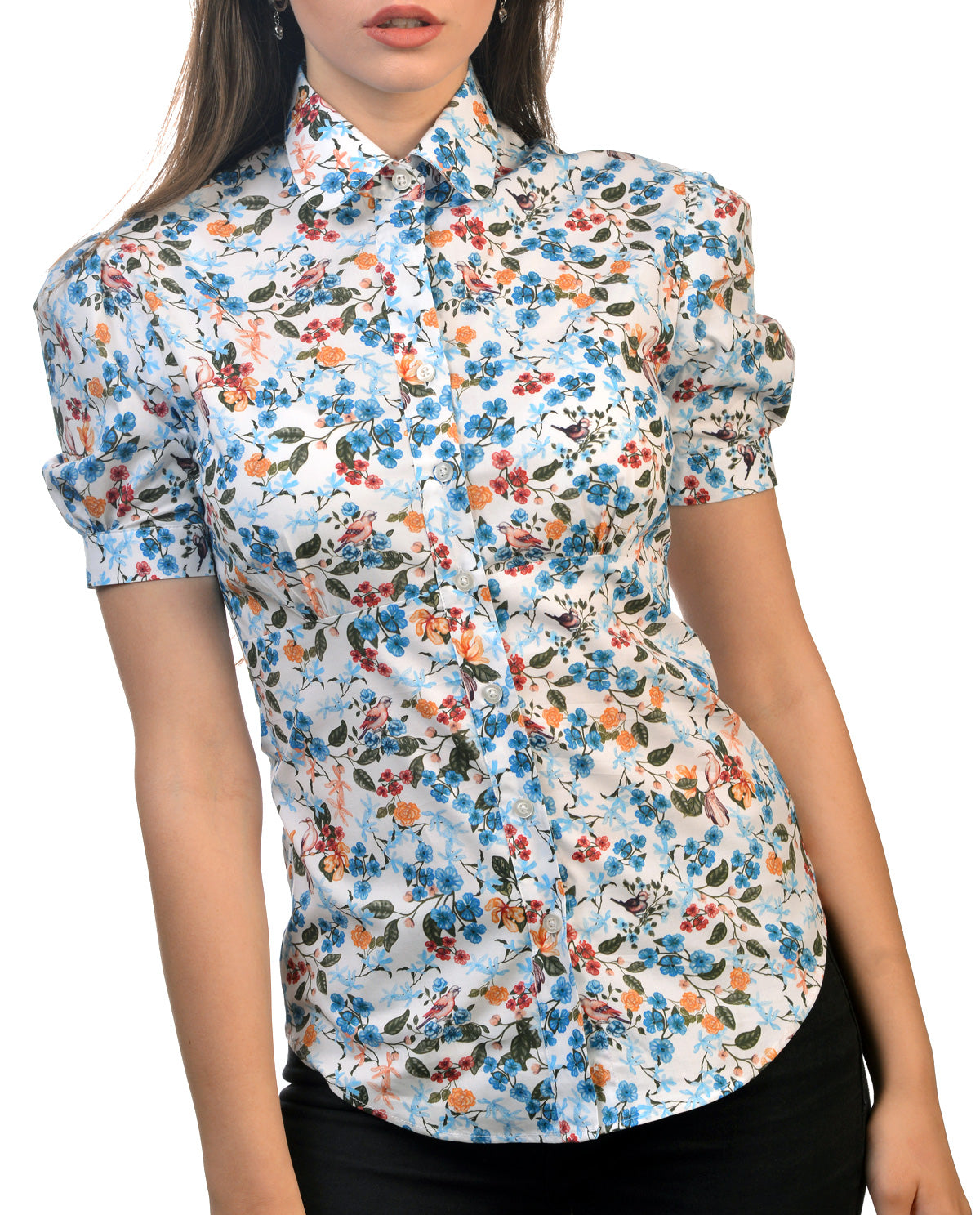 Floral Print Short Sleeve