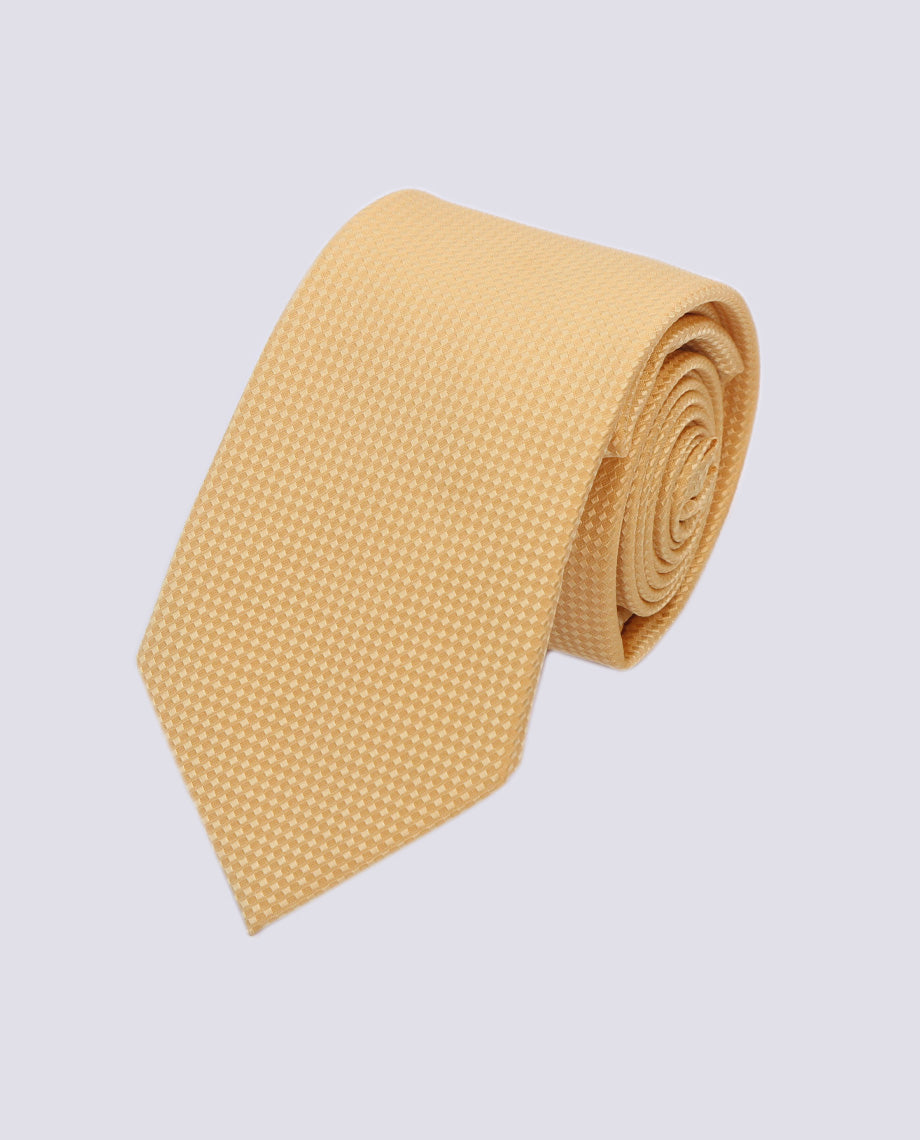 Beige Silk Tie