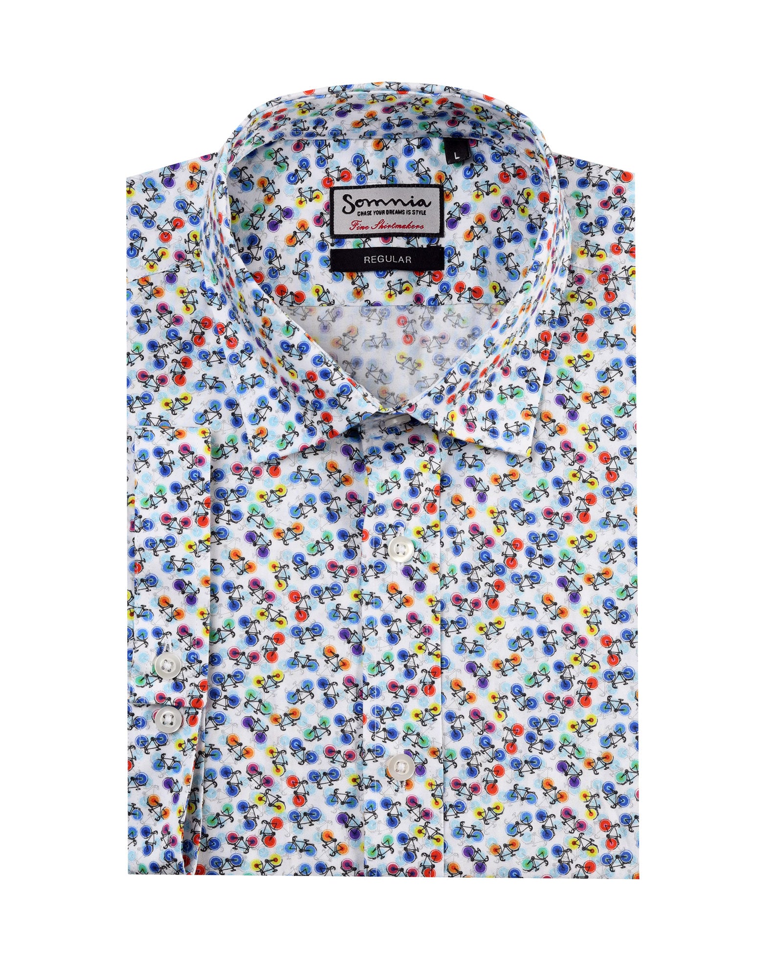 Multicolour Bikes Short Sleeve Shirt