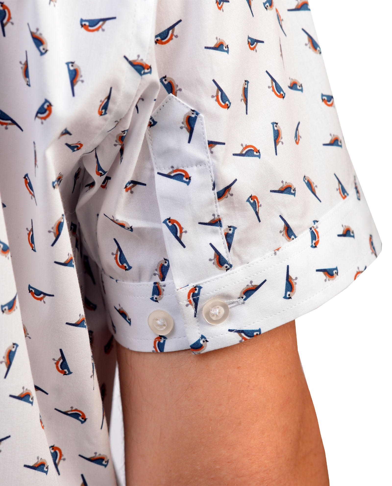 Blue Jays Pattern Short Sleeve Shirt