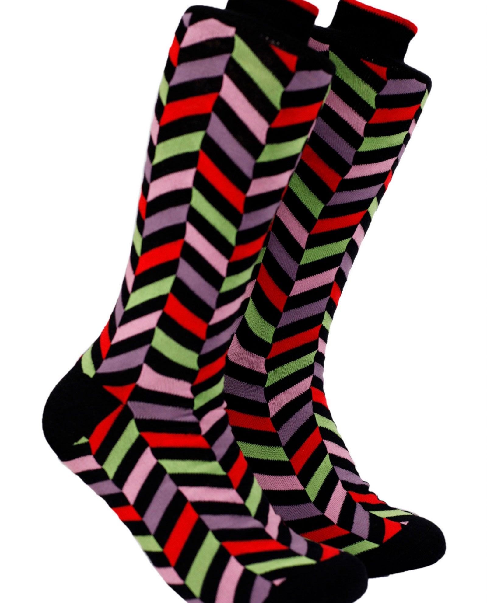 Multicolour Zig-Zag Stripes