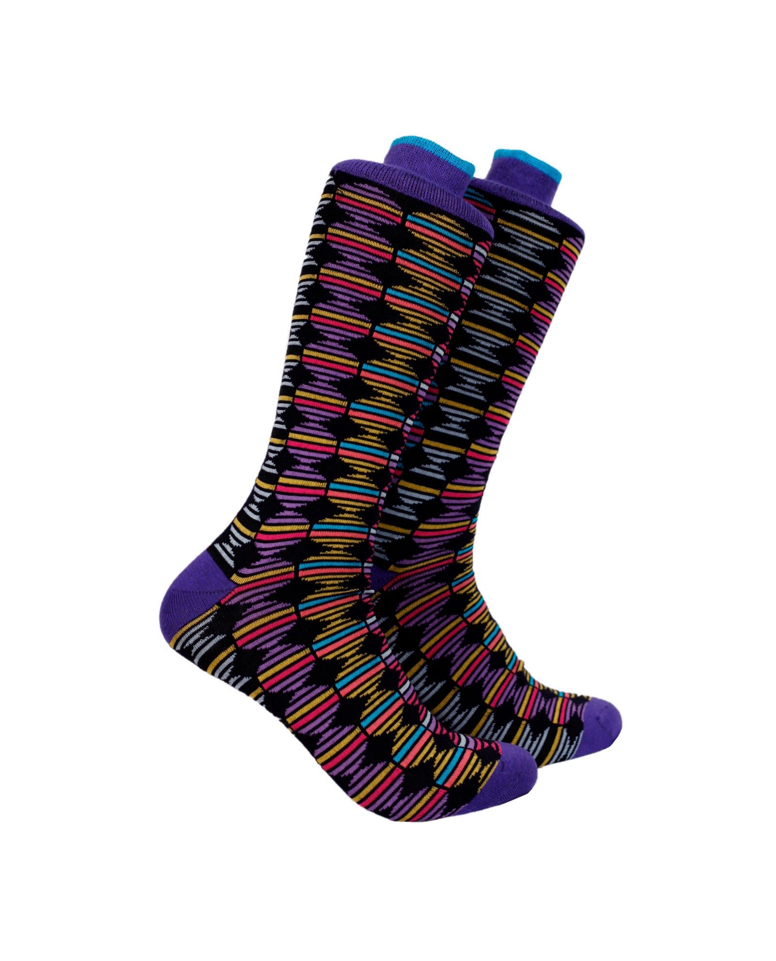 Multicolour Circles with Purple
