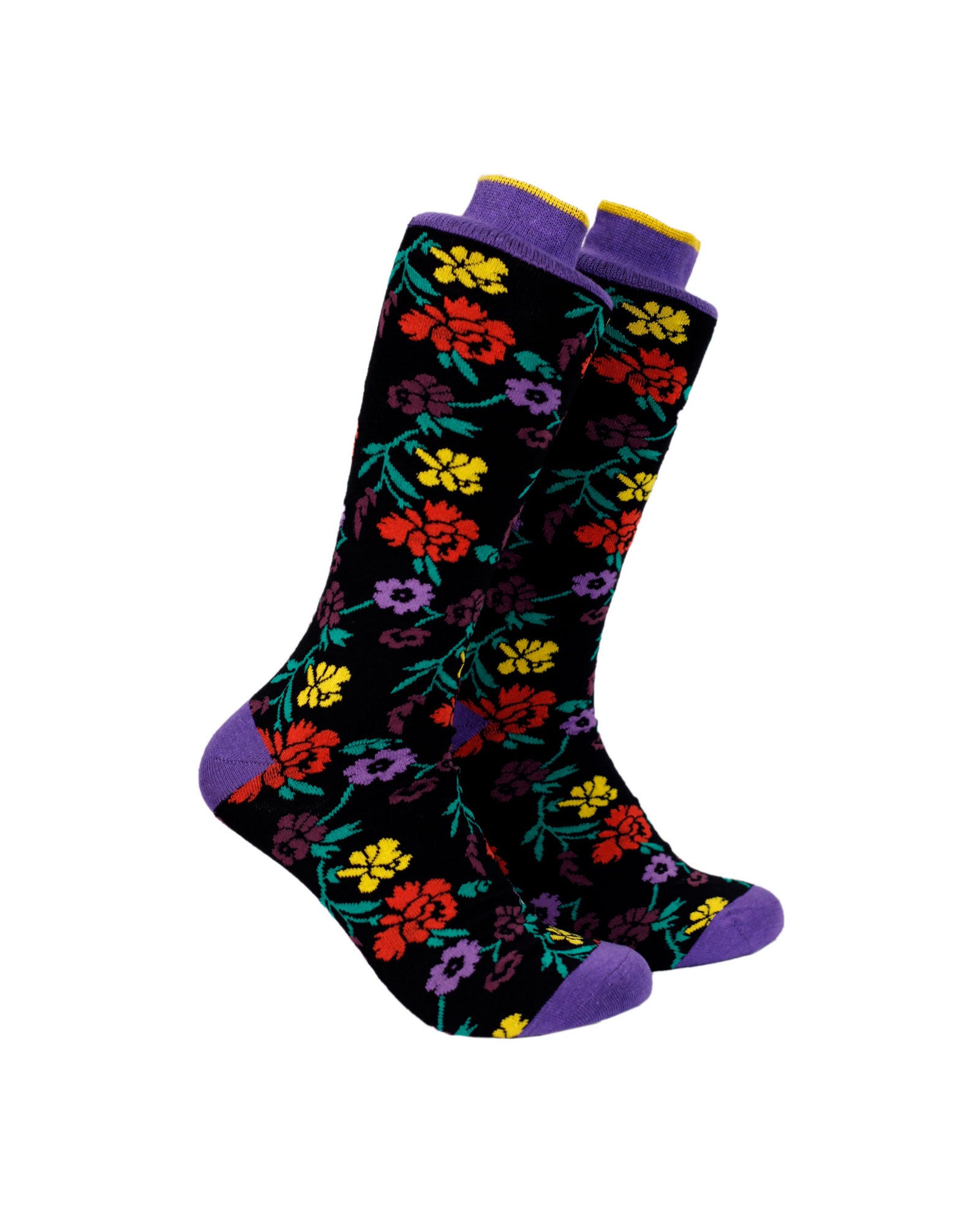 Multicolour Floral with Purple