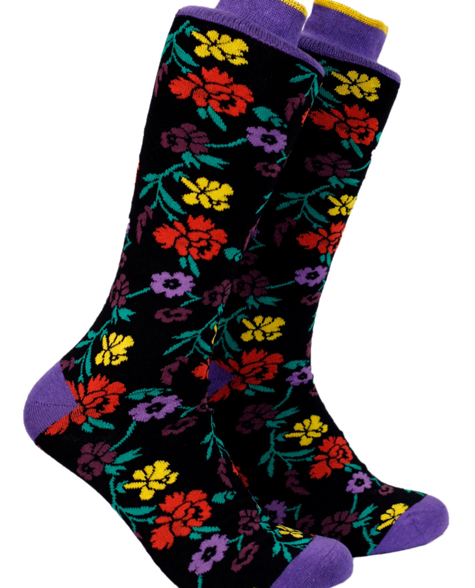 Multicolour Floral with Purple