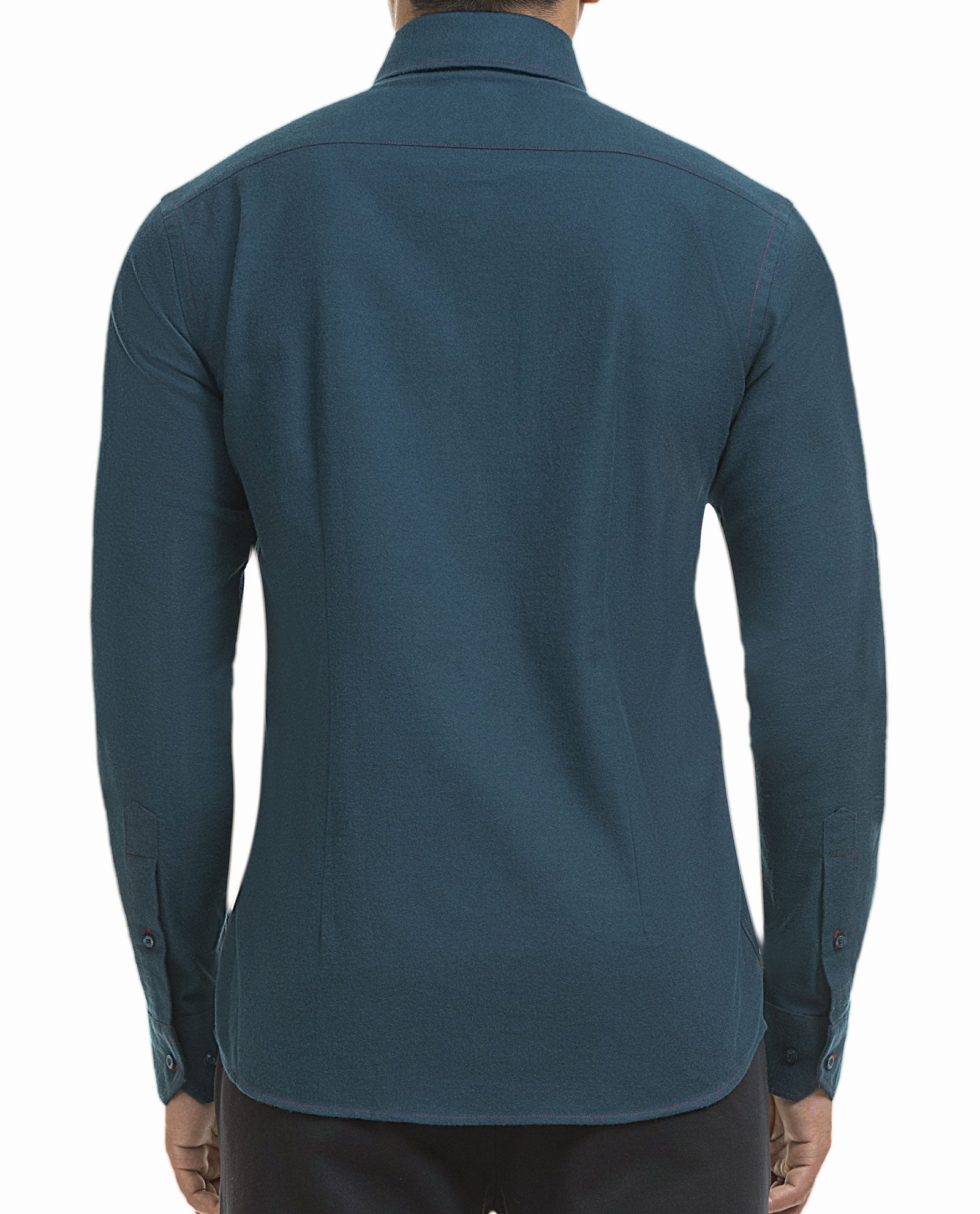 Flannel Dark Green Sport Shirt