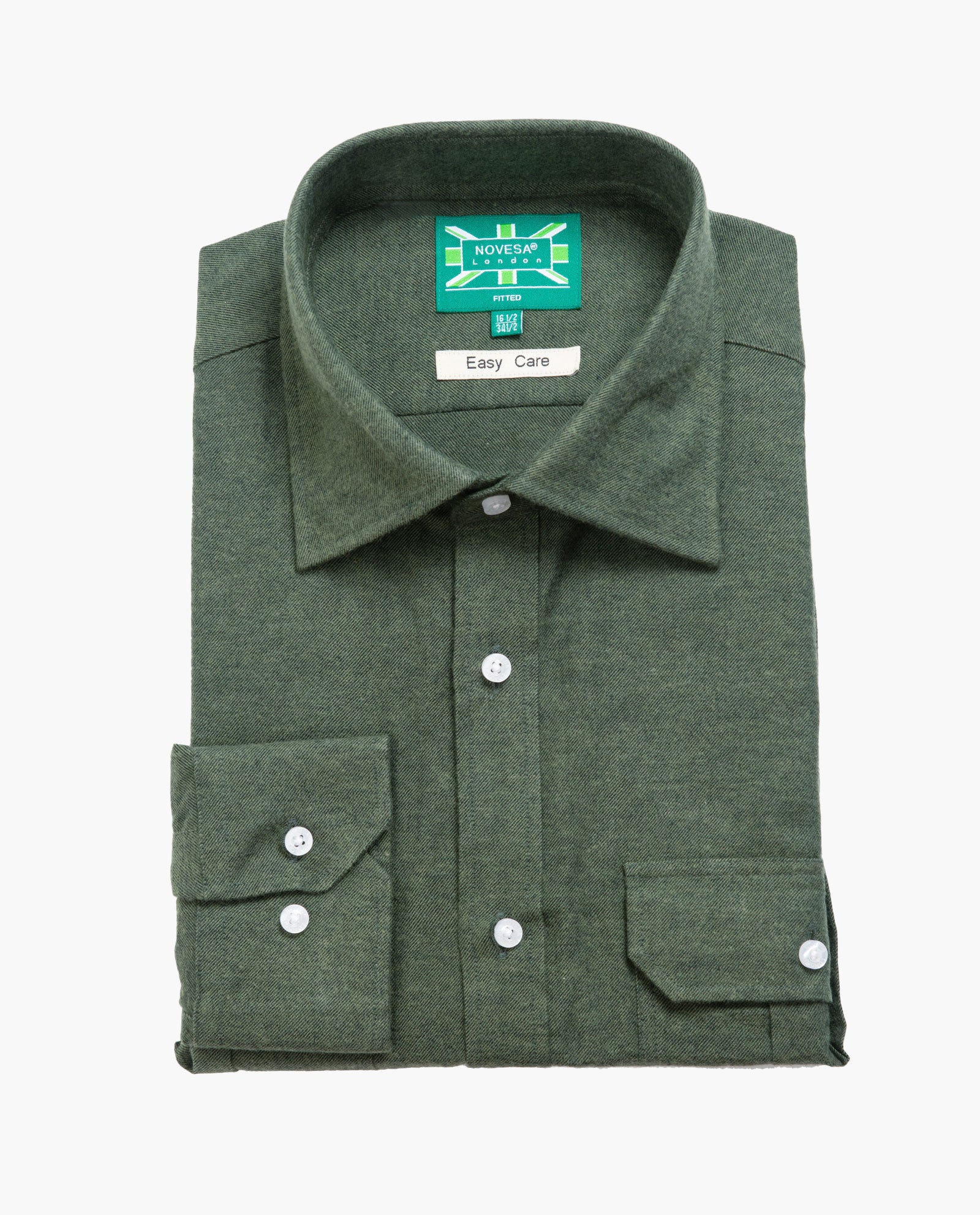 Green Flannel Sport Shirt