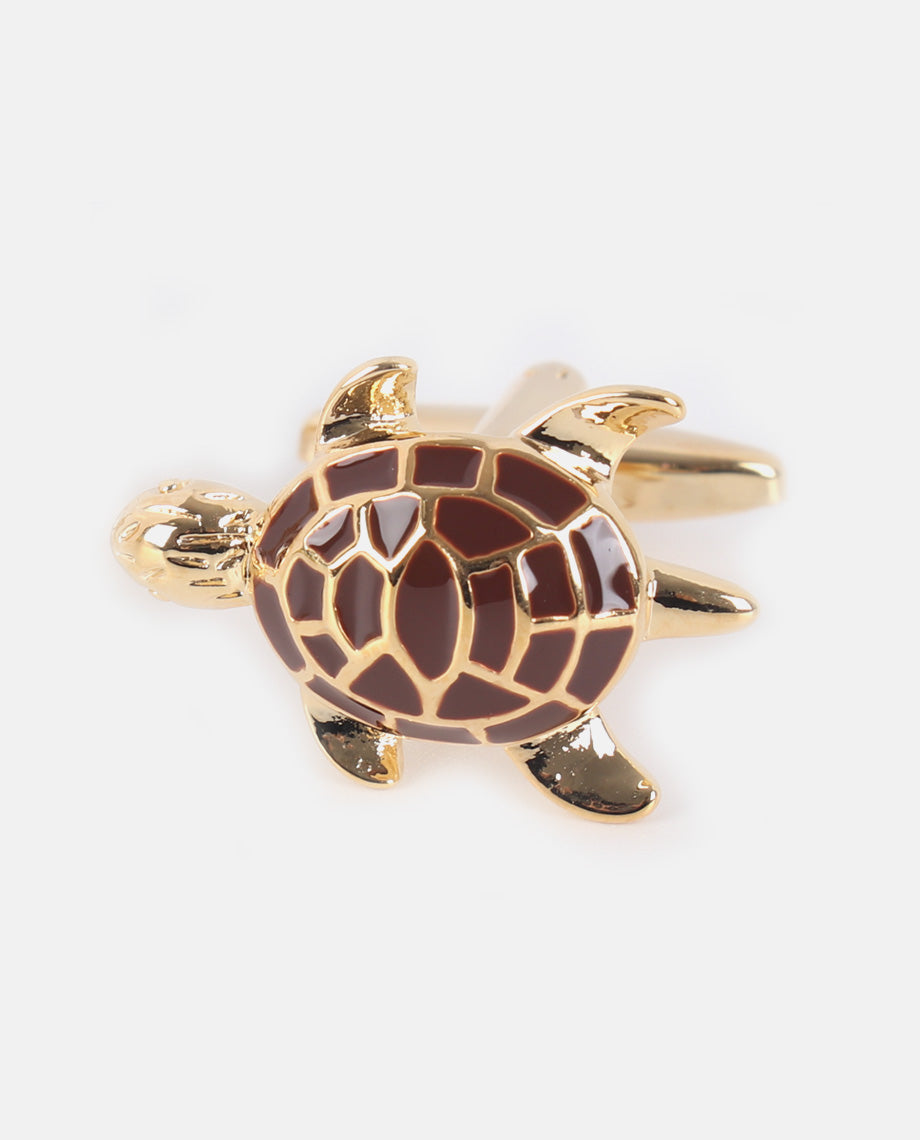 Gold Turtle Cufflinks