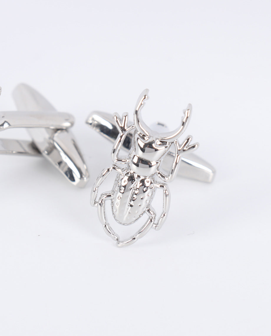 Silver Insect Cufflinks
