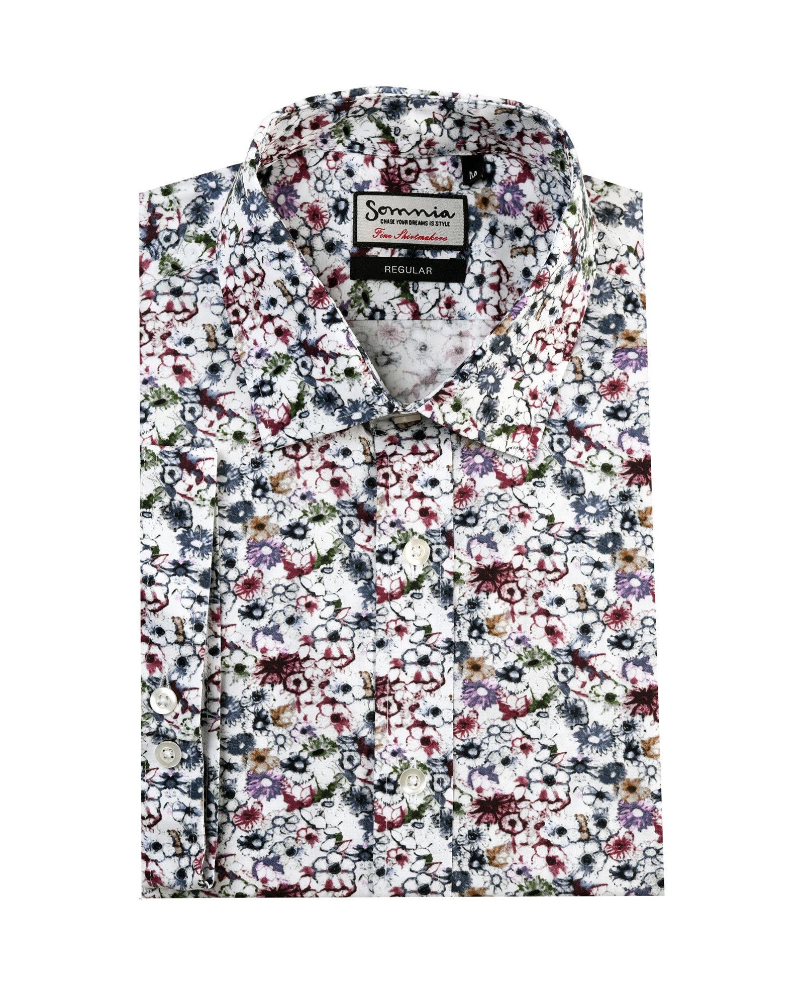 Flower Pattern Short Sleeve Shirt