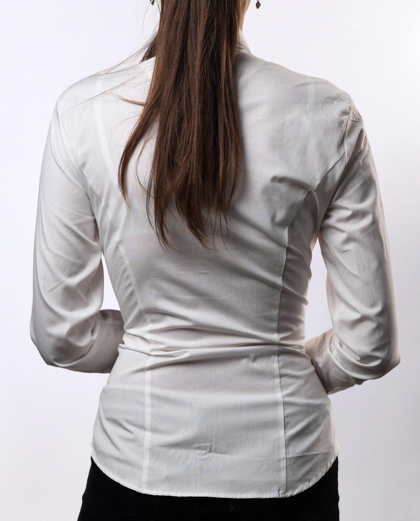 Off White Fitted Shirt