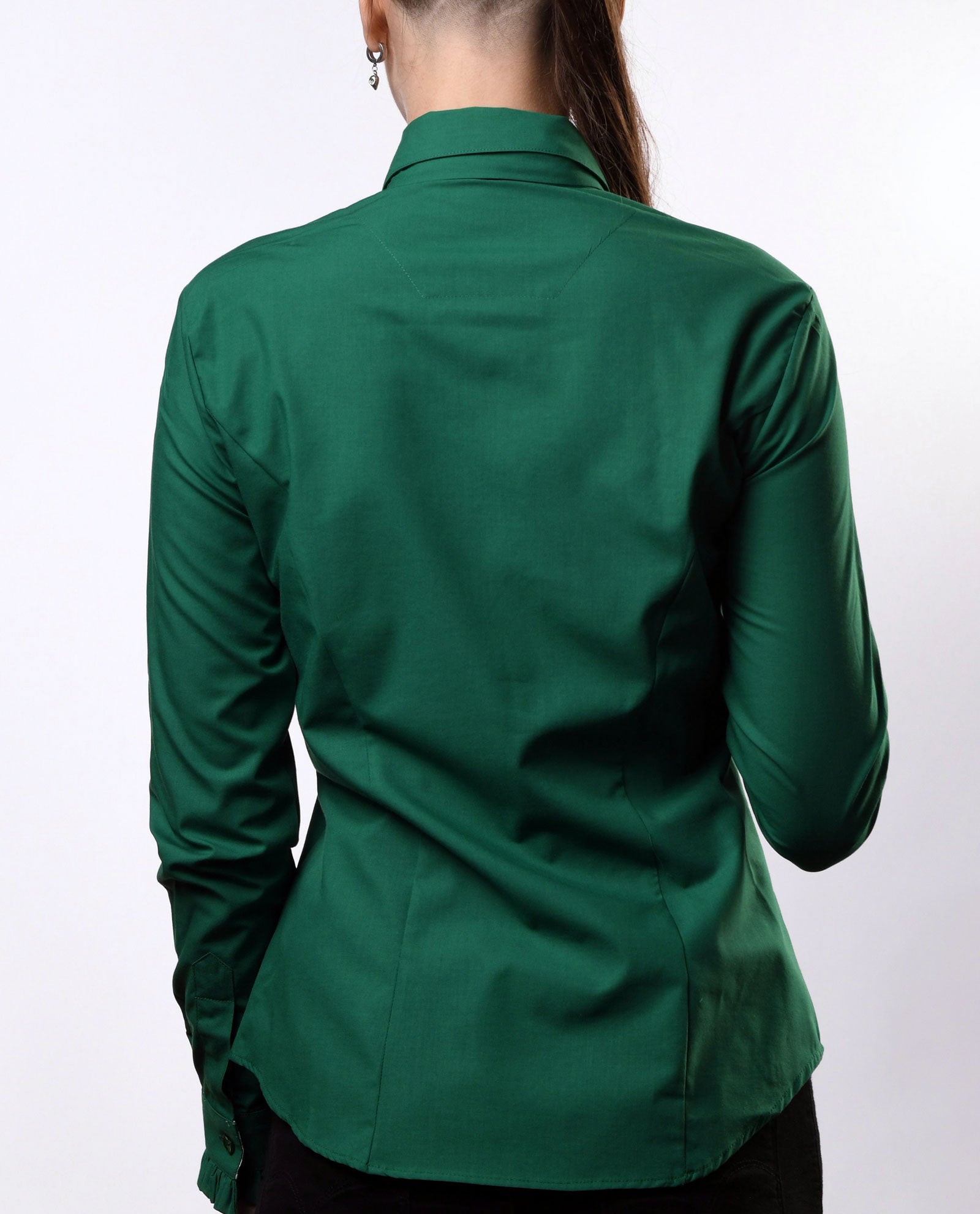 Forest Green with Ruffles