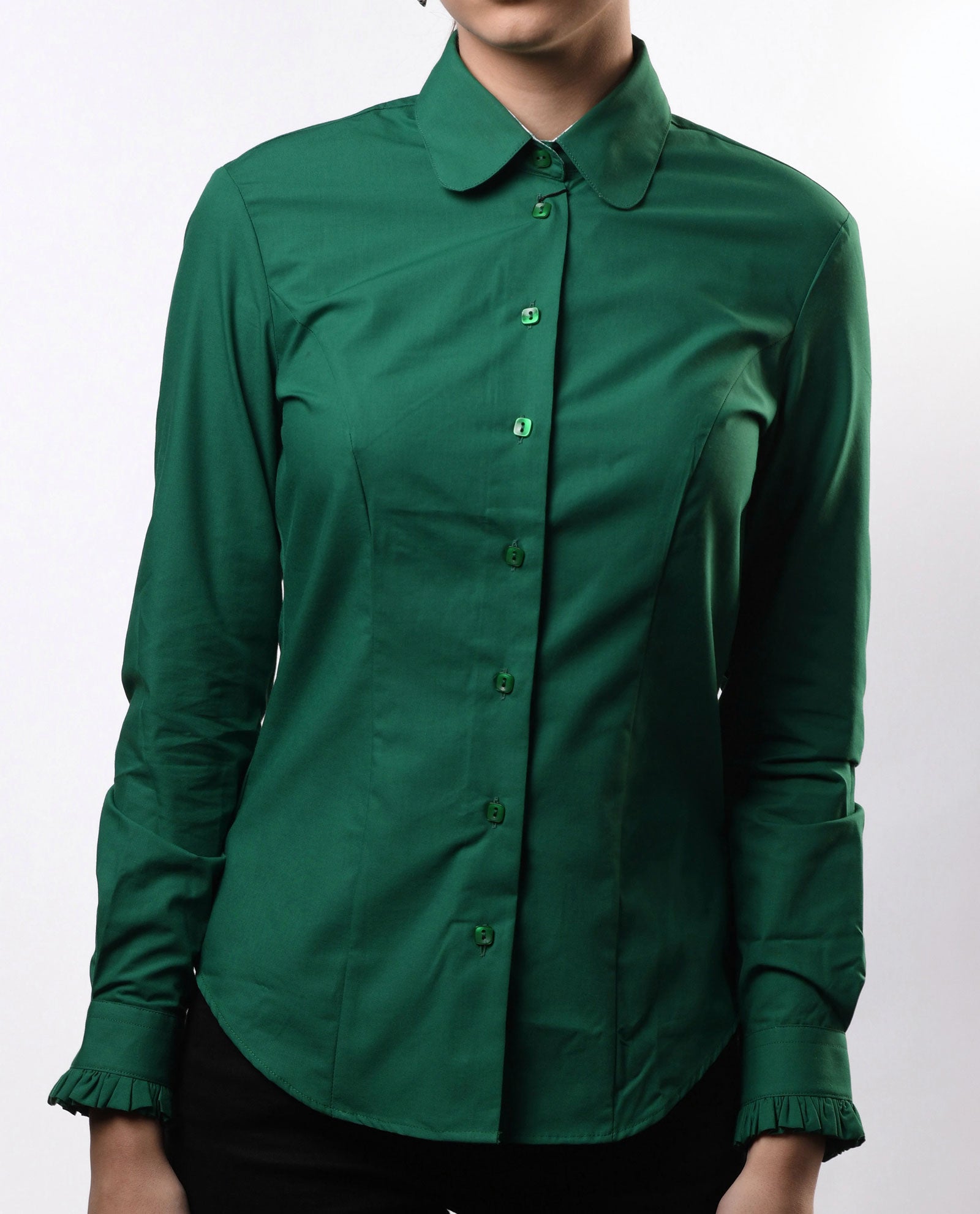 Forest Green with Ruffles