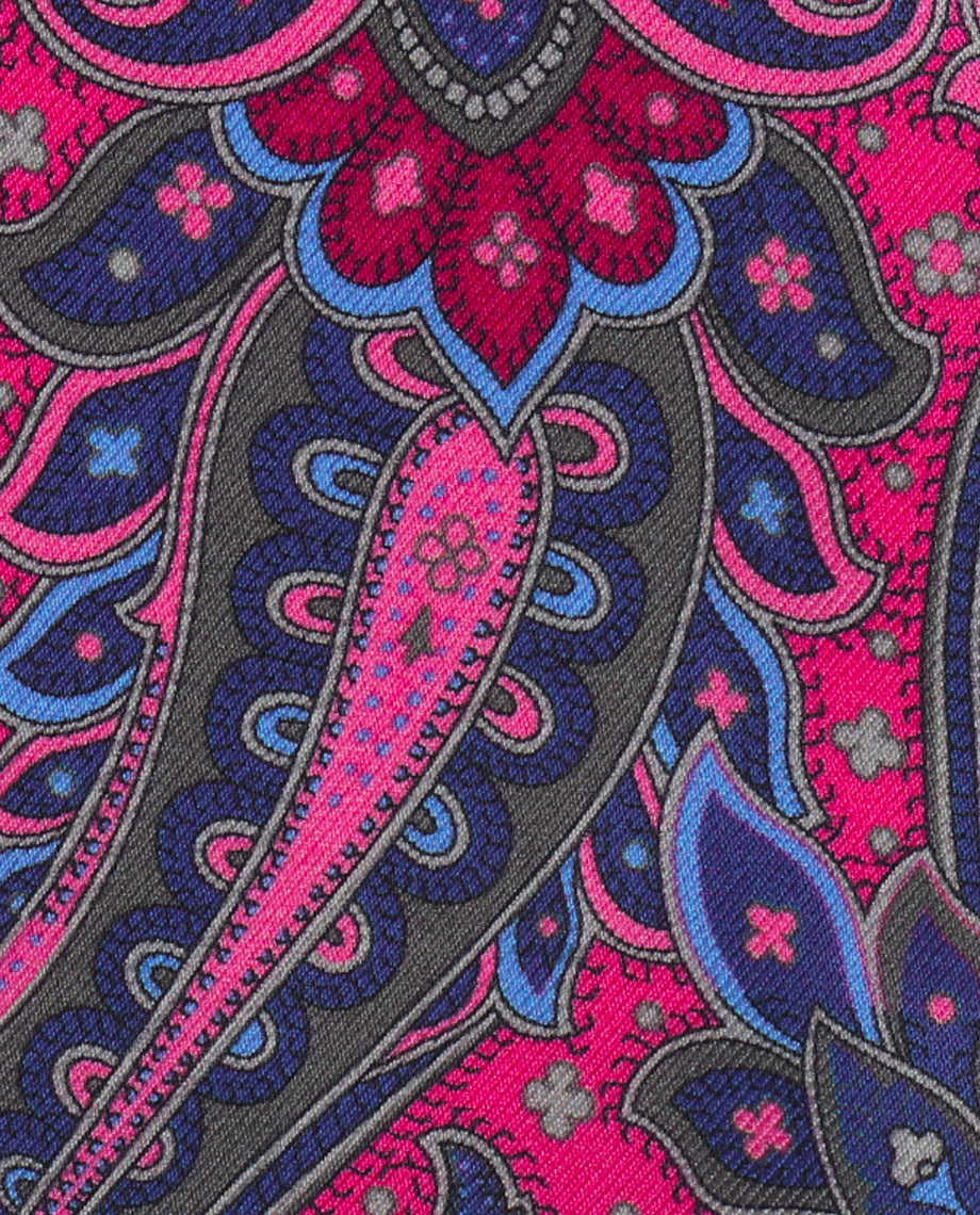 Purple Abstract Handkerchief