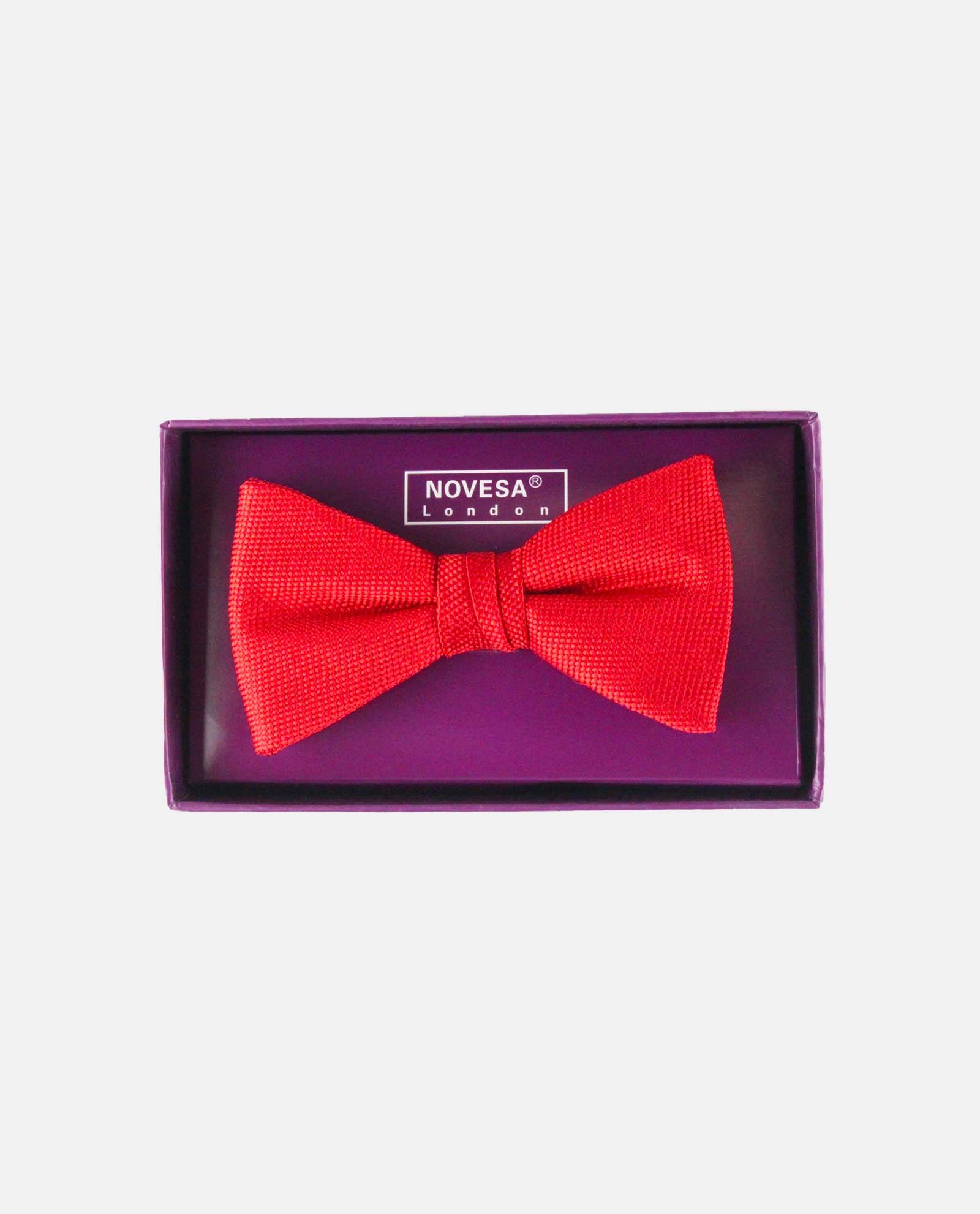 Red Knit Ready Tie Bow