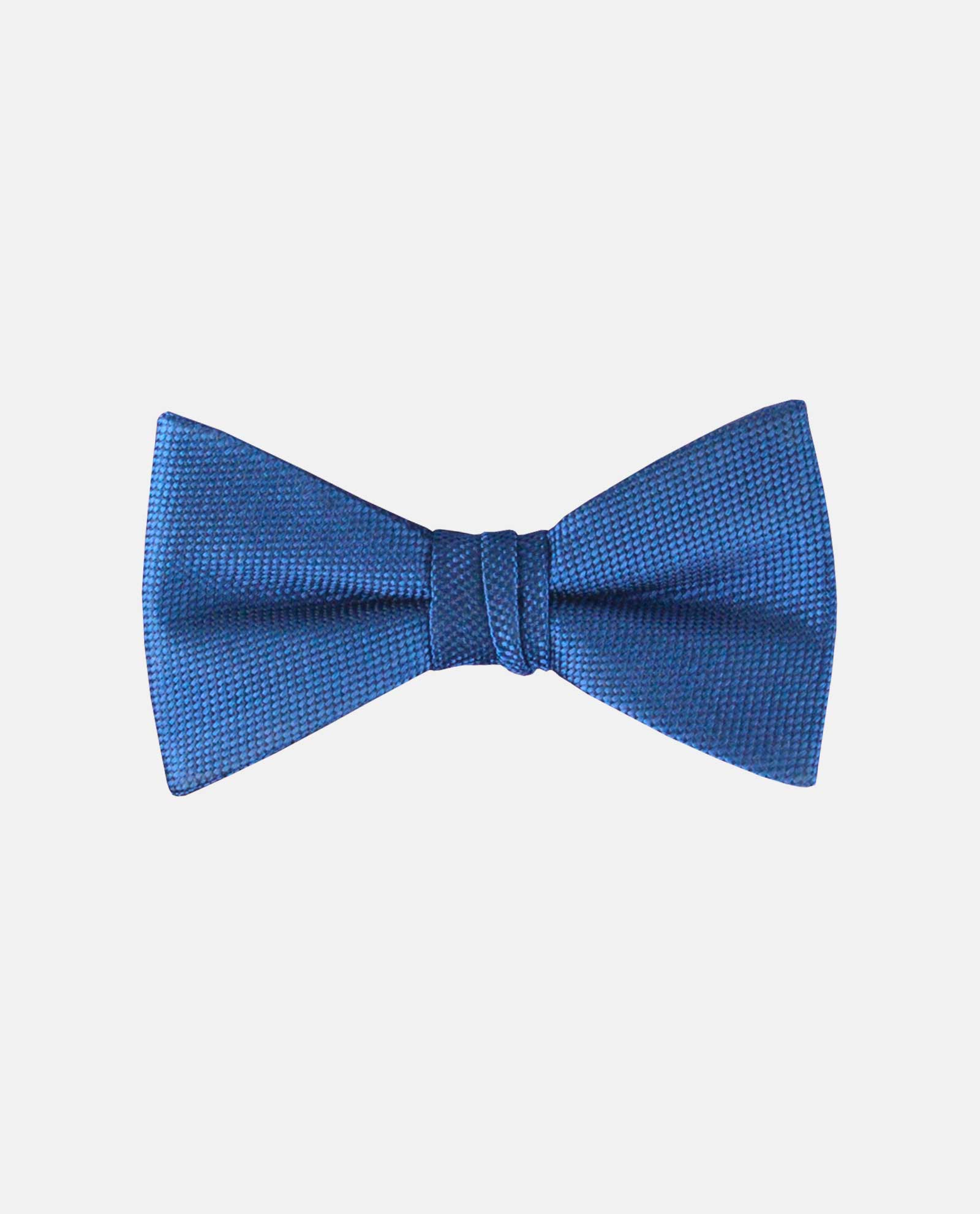 Dark Blue Knit Ready-Tie Bow