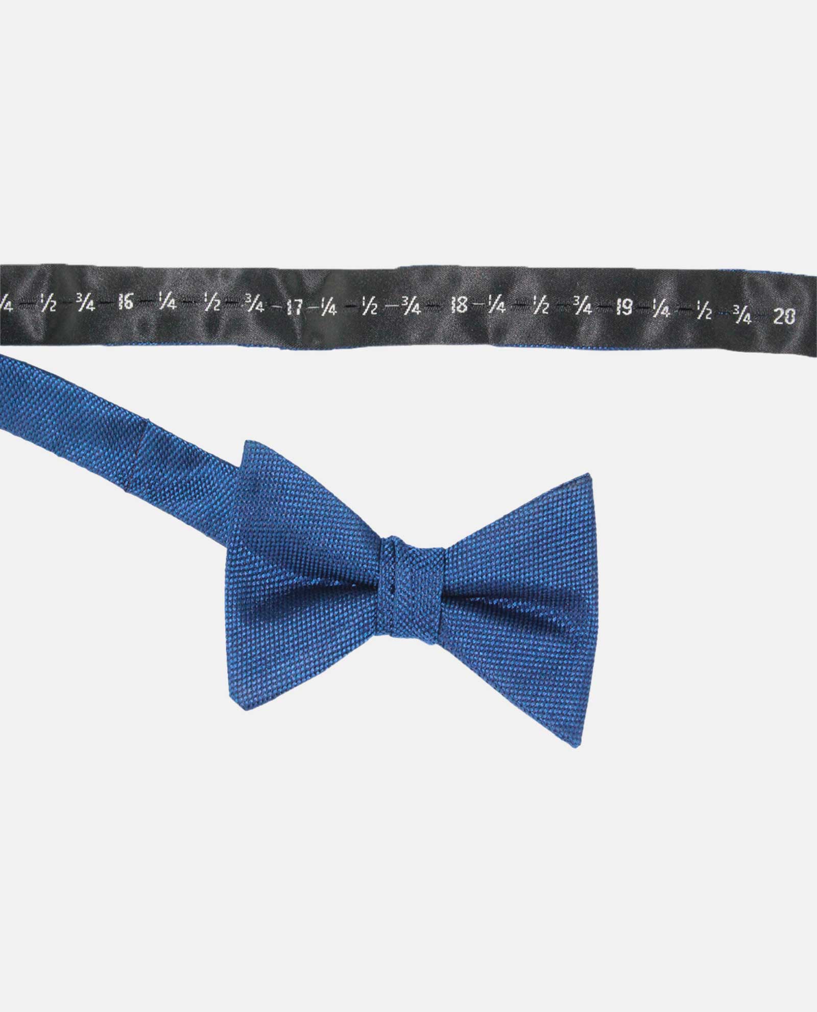 Dark Blue Knit Ready-Tie Bow