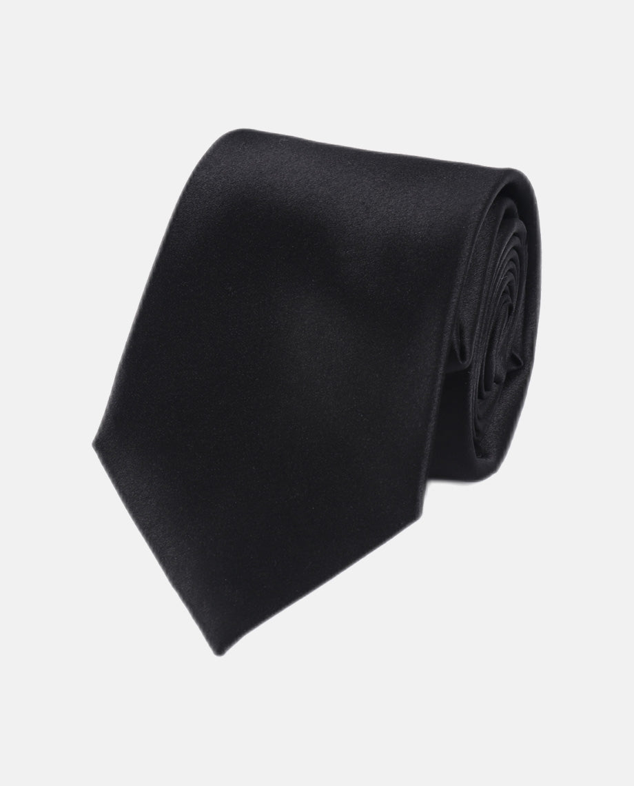 Sateen Black Tie