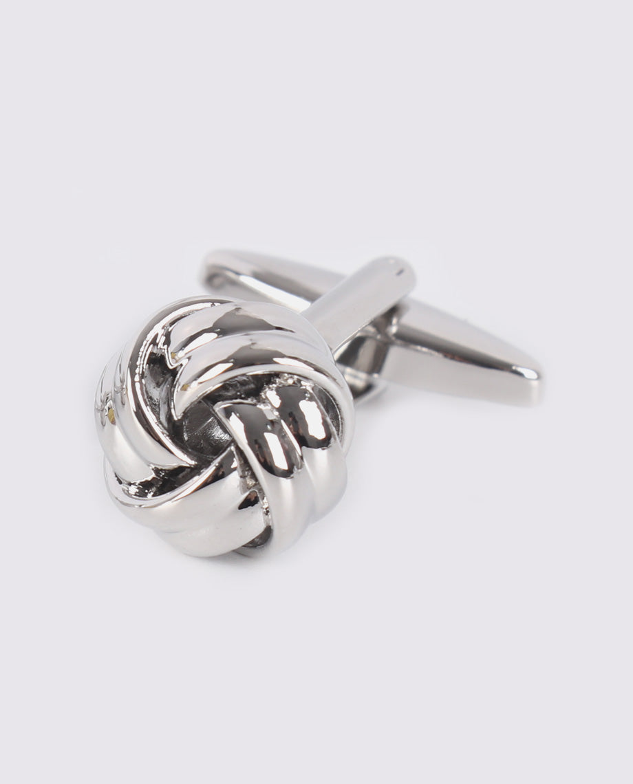 Silver Knot Cufflinks