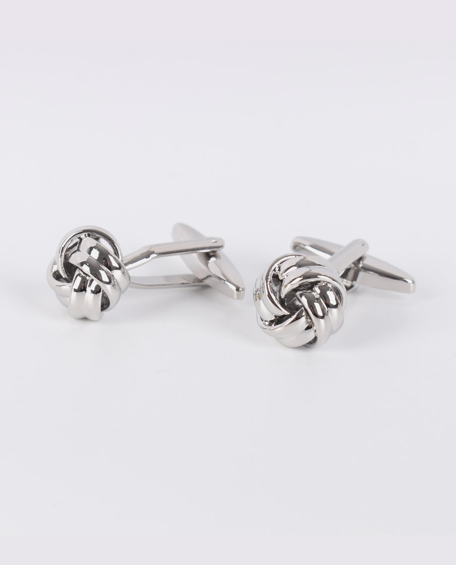 Silver Knot Cufflinks