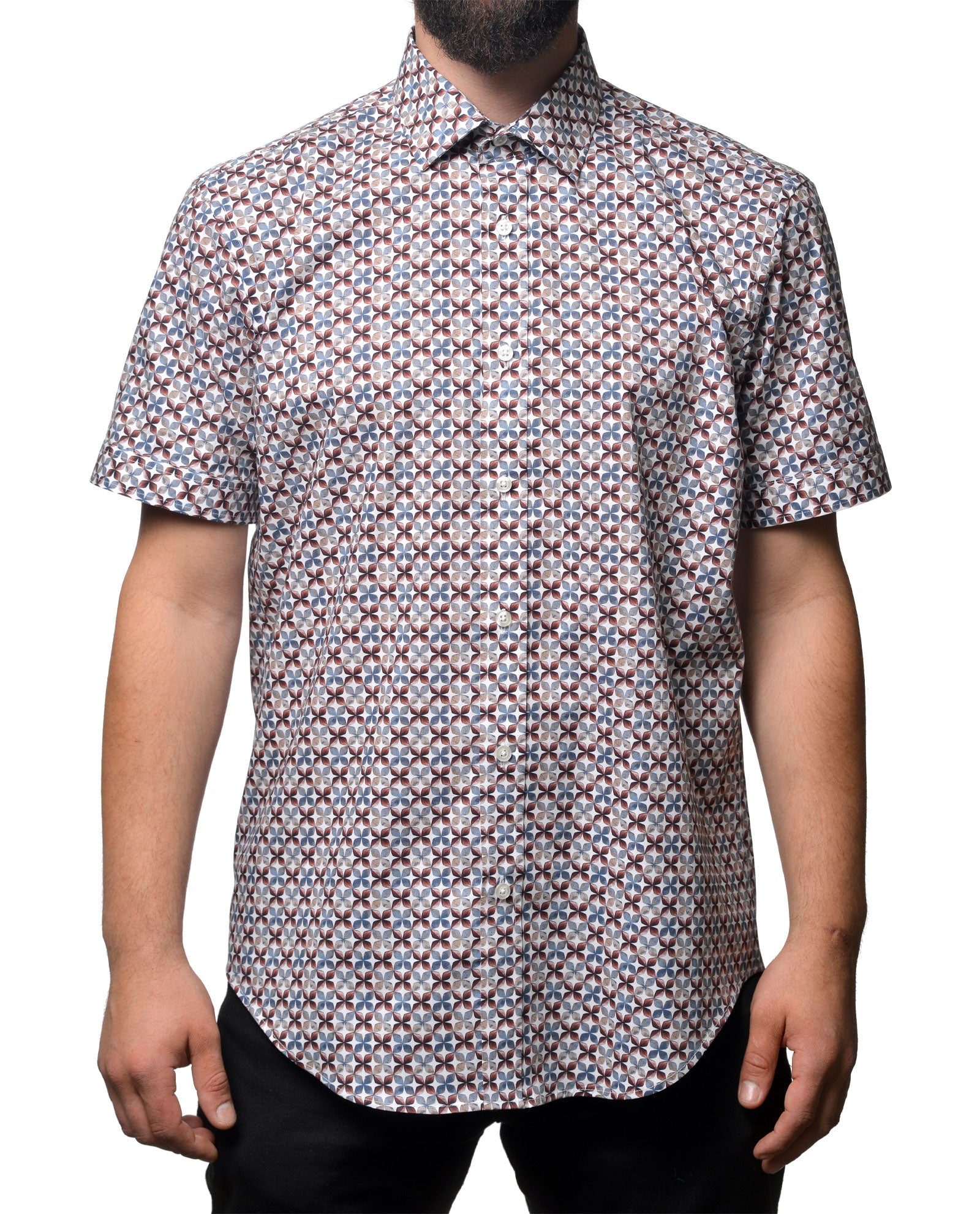 Stars Pattern Short Sleeve Shirt