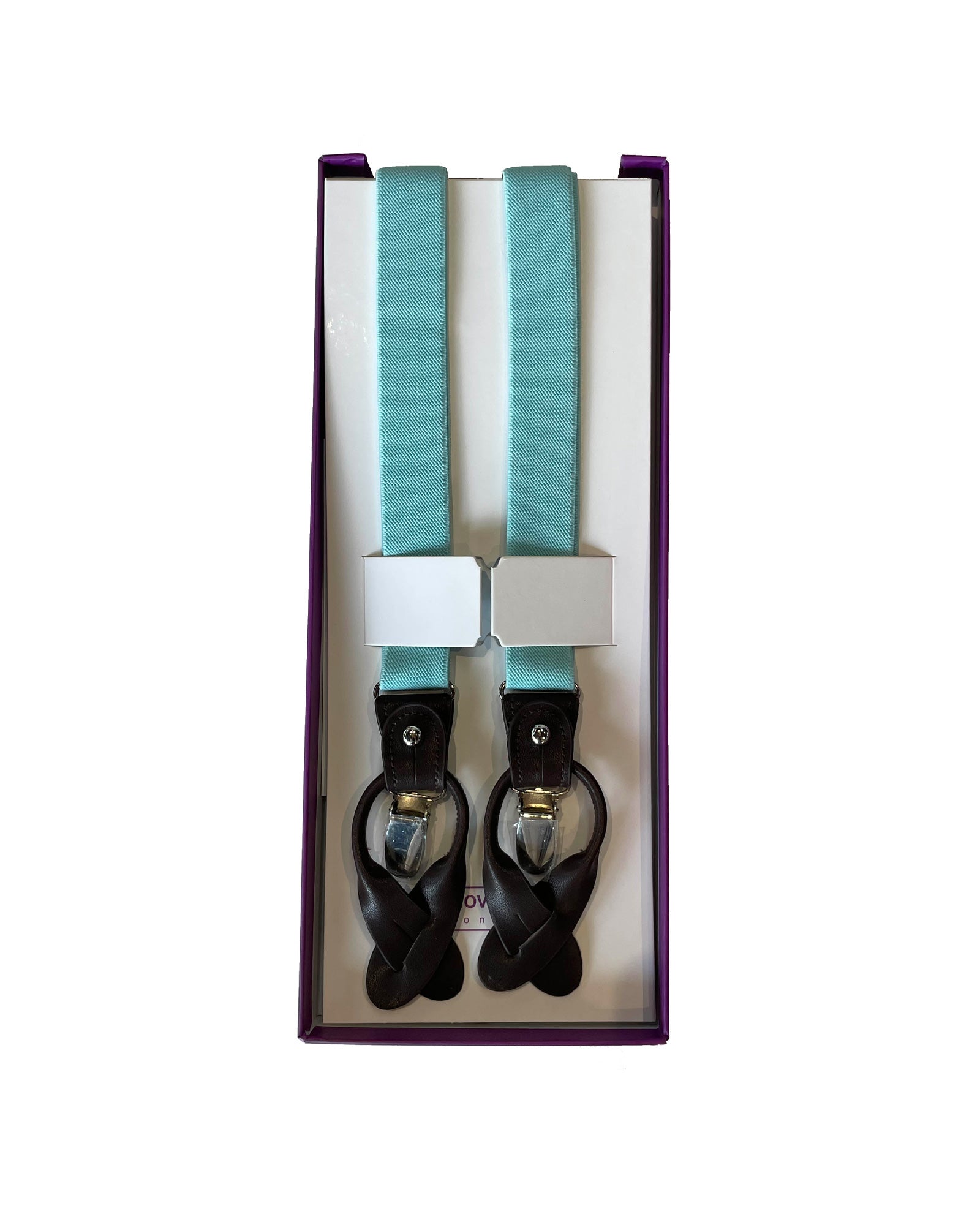 Turquoise Combination Braces/Suspenders