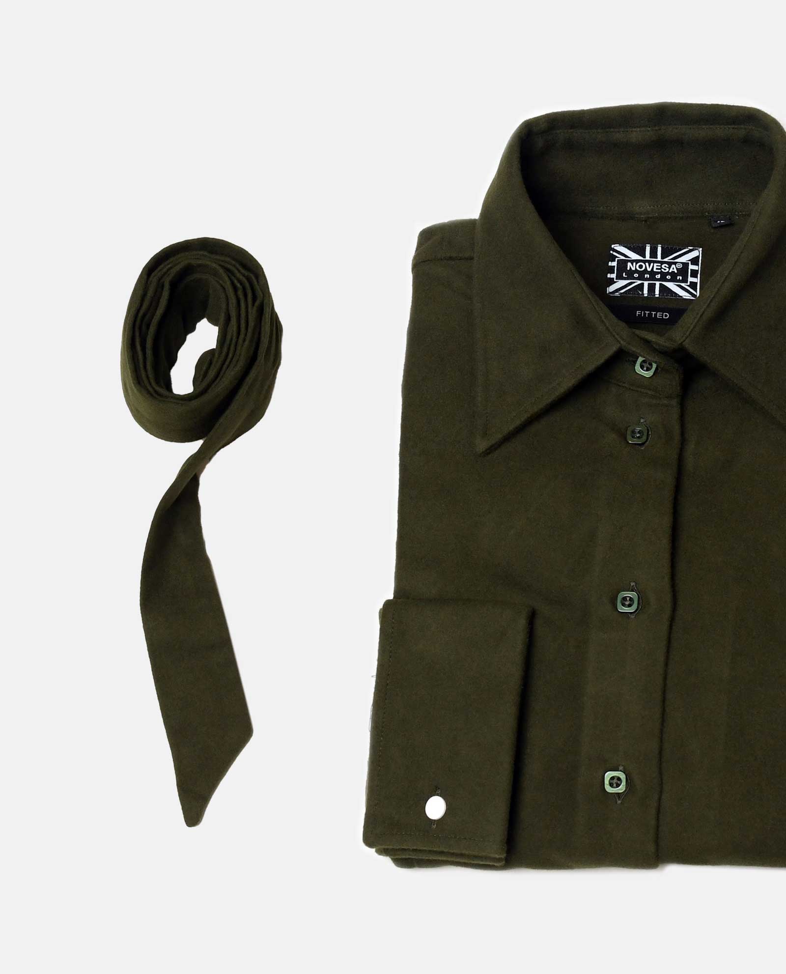Army Green Fleece Shirt