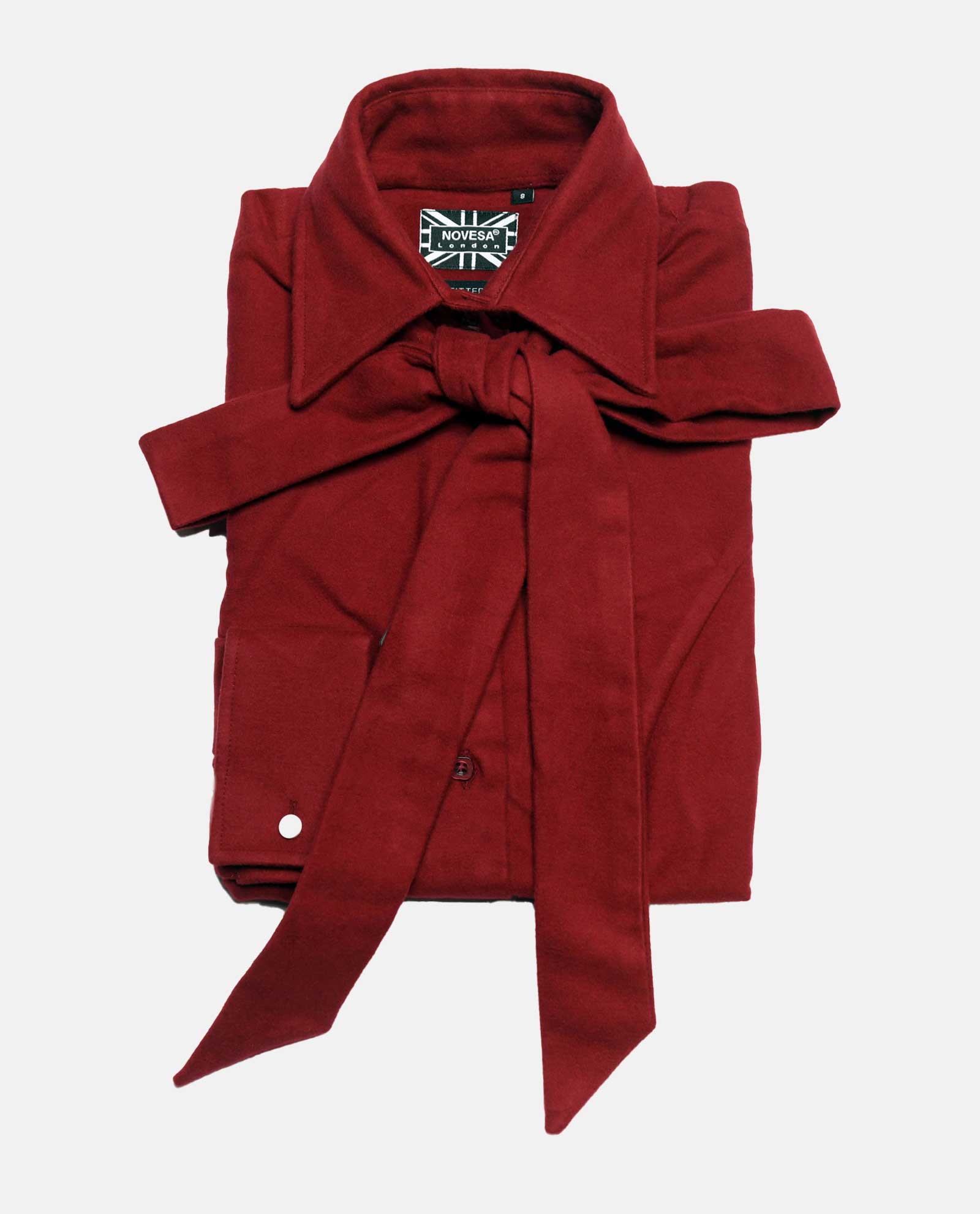 Burgundy Fleece Shirt