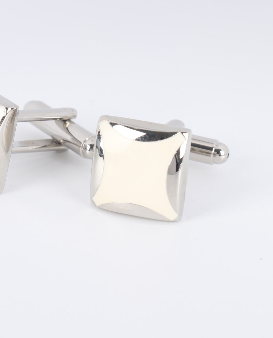 White Cat Eyes Cufflinks