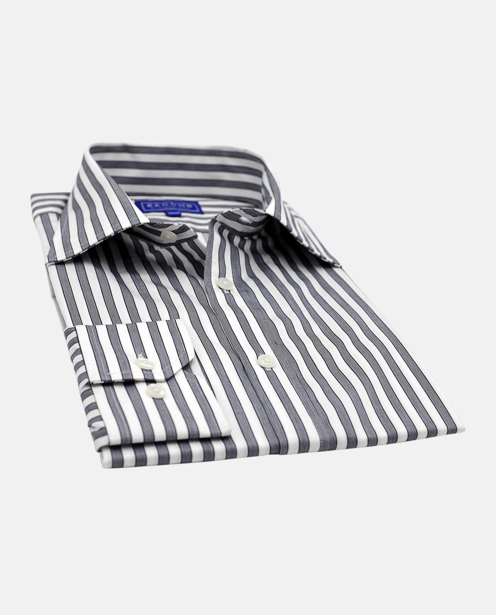 Wide Grey Stripe Shirt
