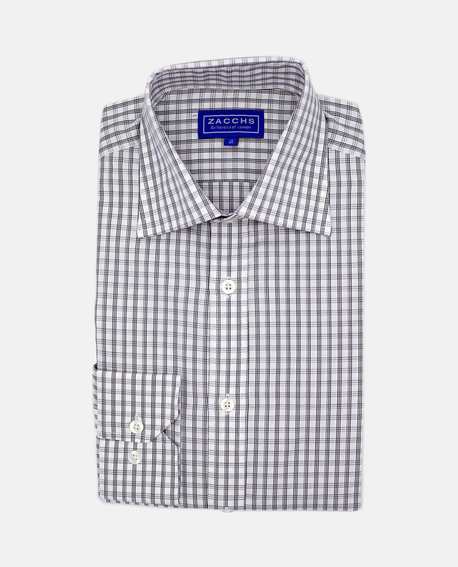 Grey Windowpane Shirt