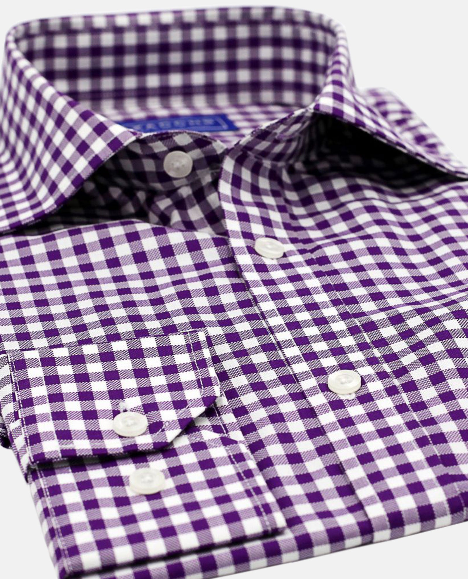 Purple Gingham Shirt