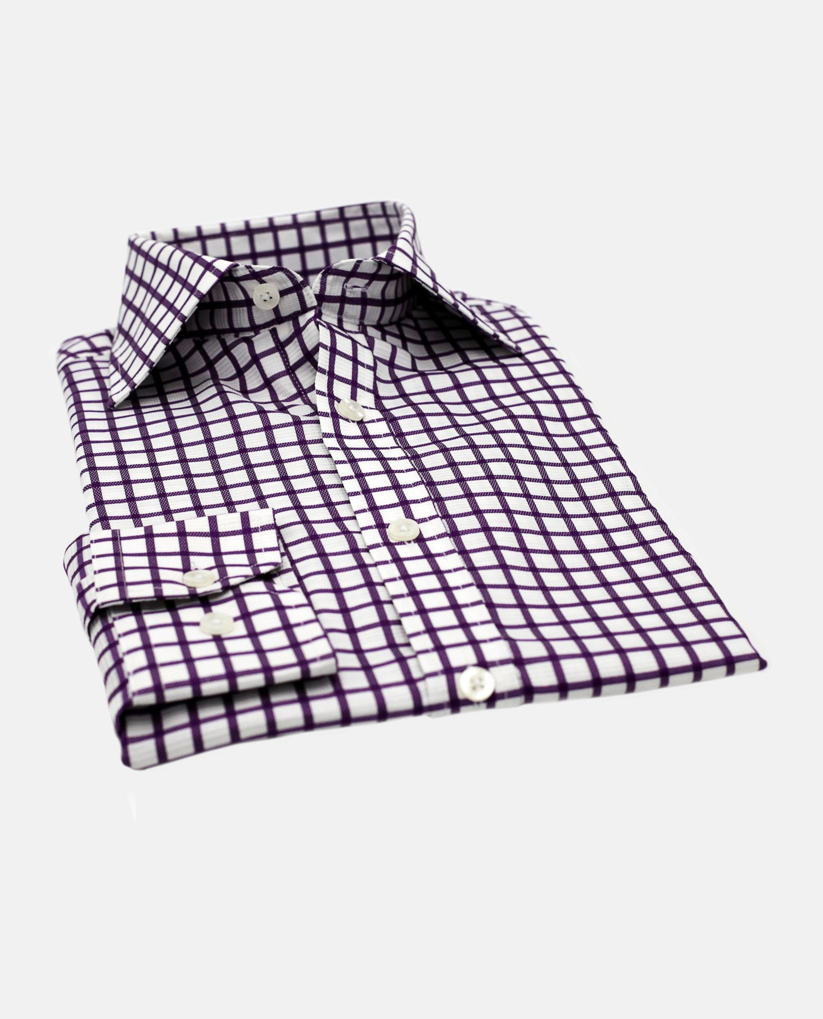 Purple Gingham Shirt