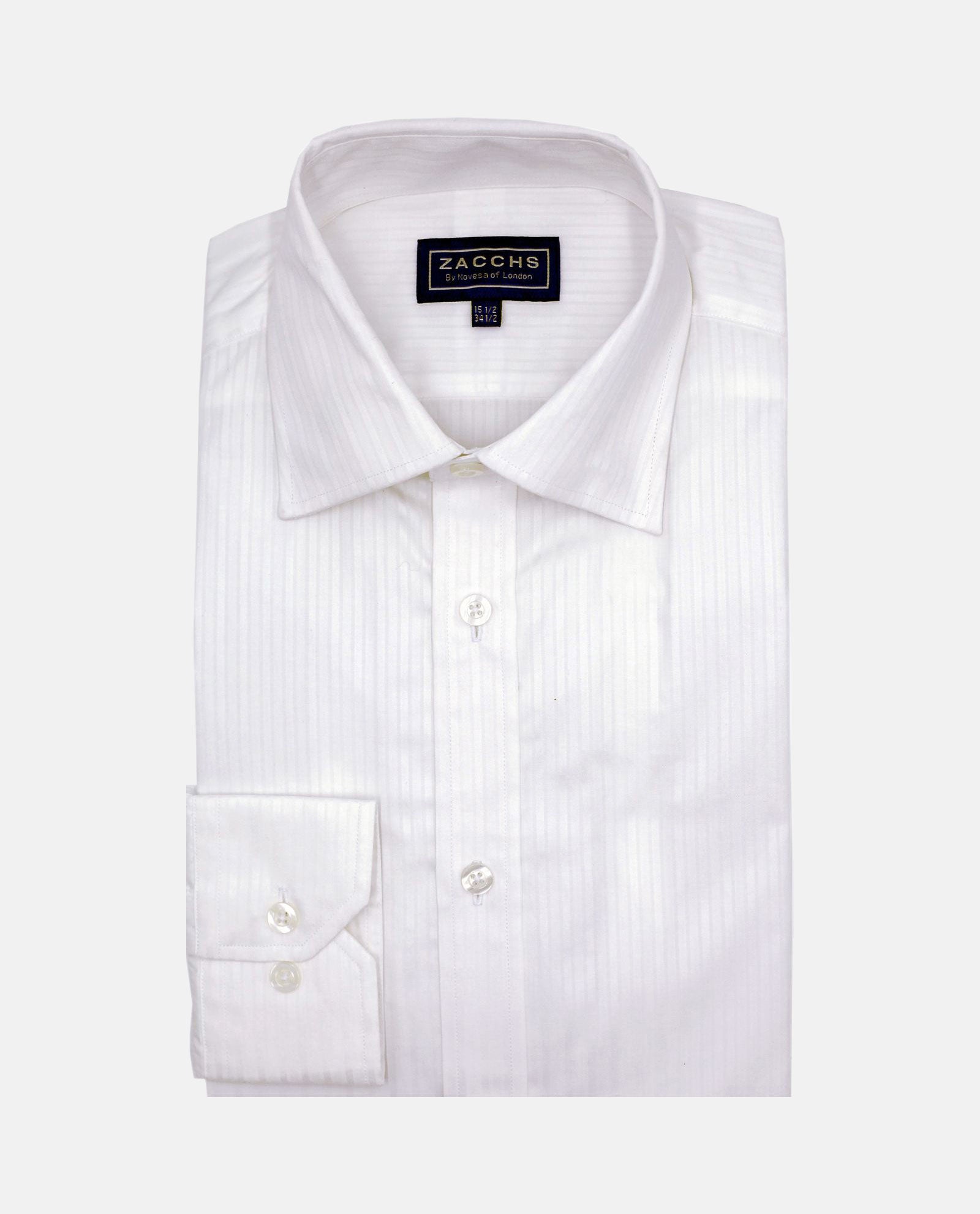 White Satin Stripe Shirt White Satin Stripe Shirt