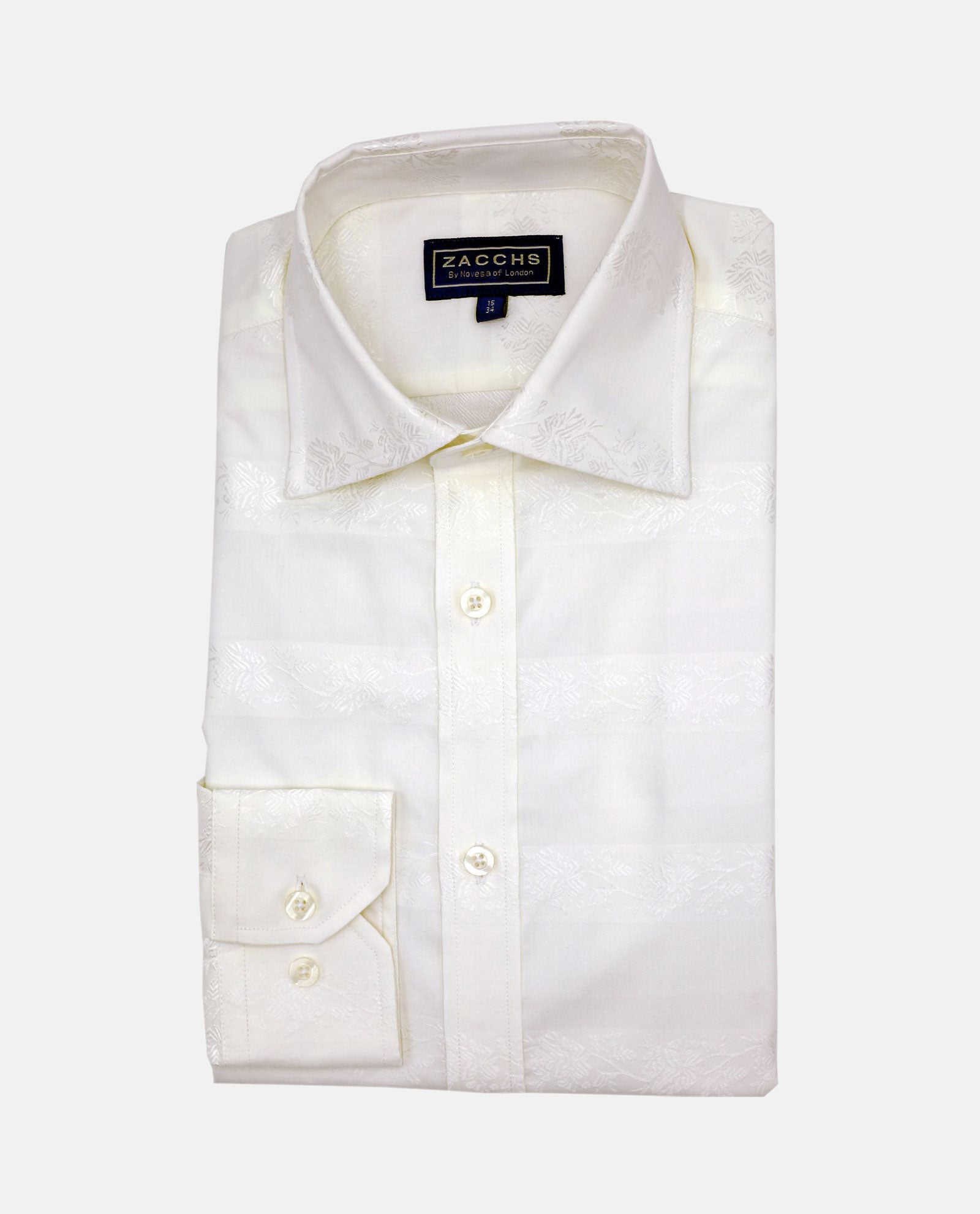 Fitted Silk Shirt Ivory