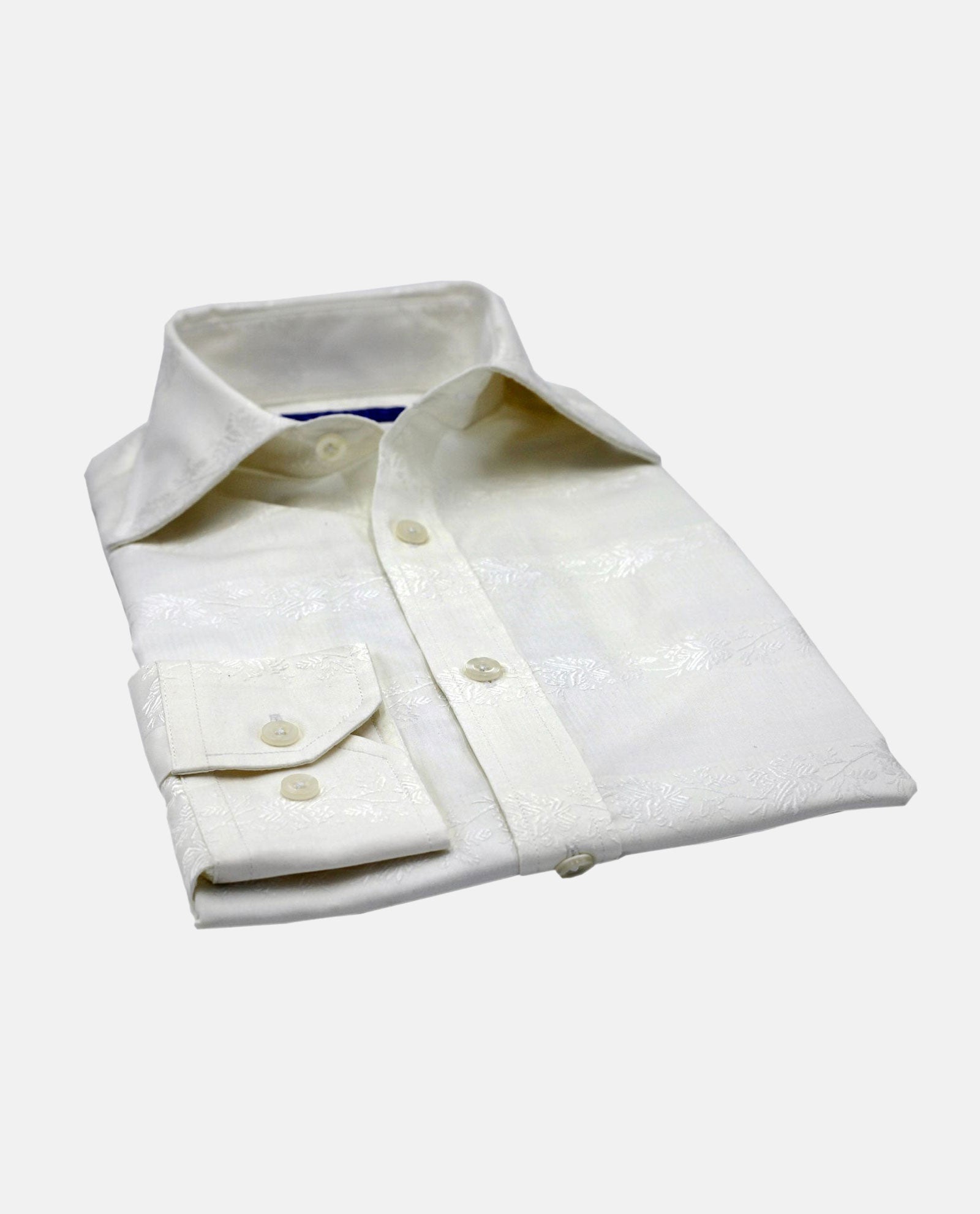 Embroidered Ivory Shirt