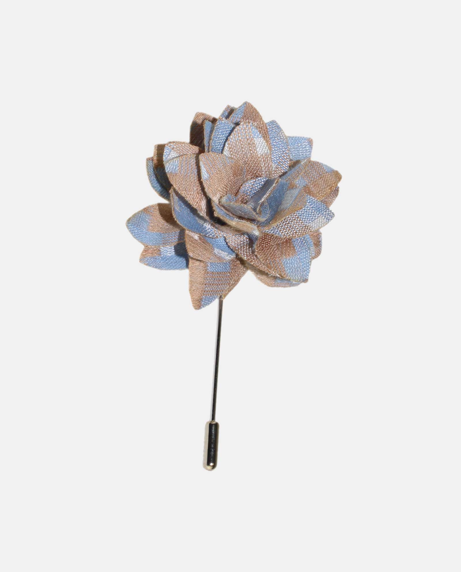 Chocolate and Lilac Lapel Pin