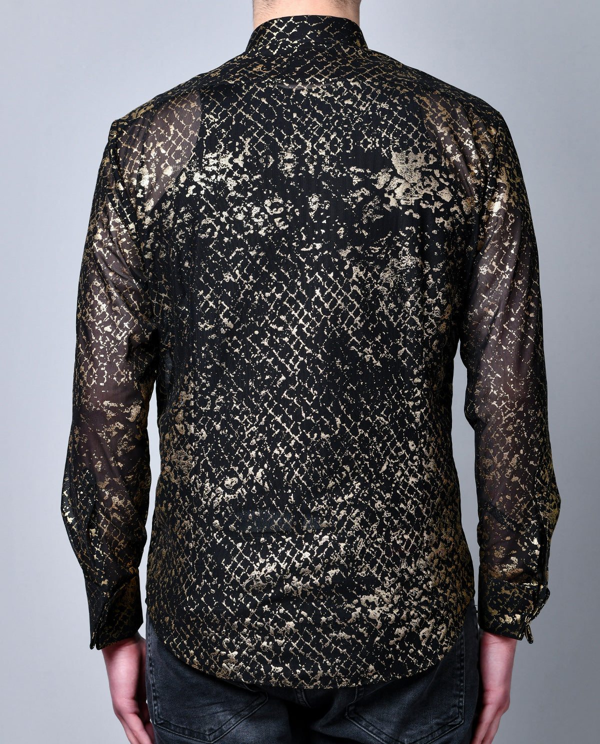 Metallic Gold Grid