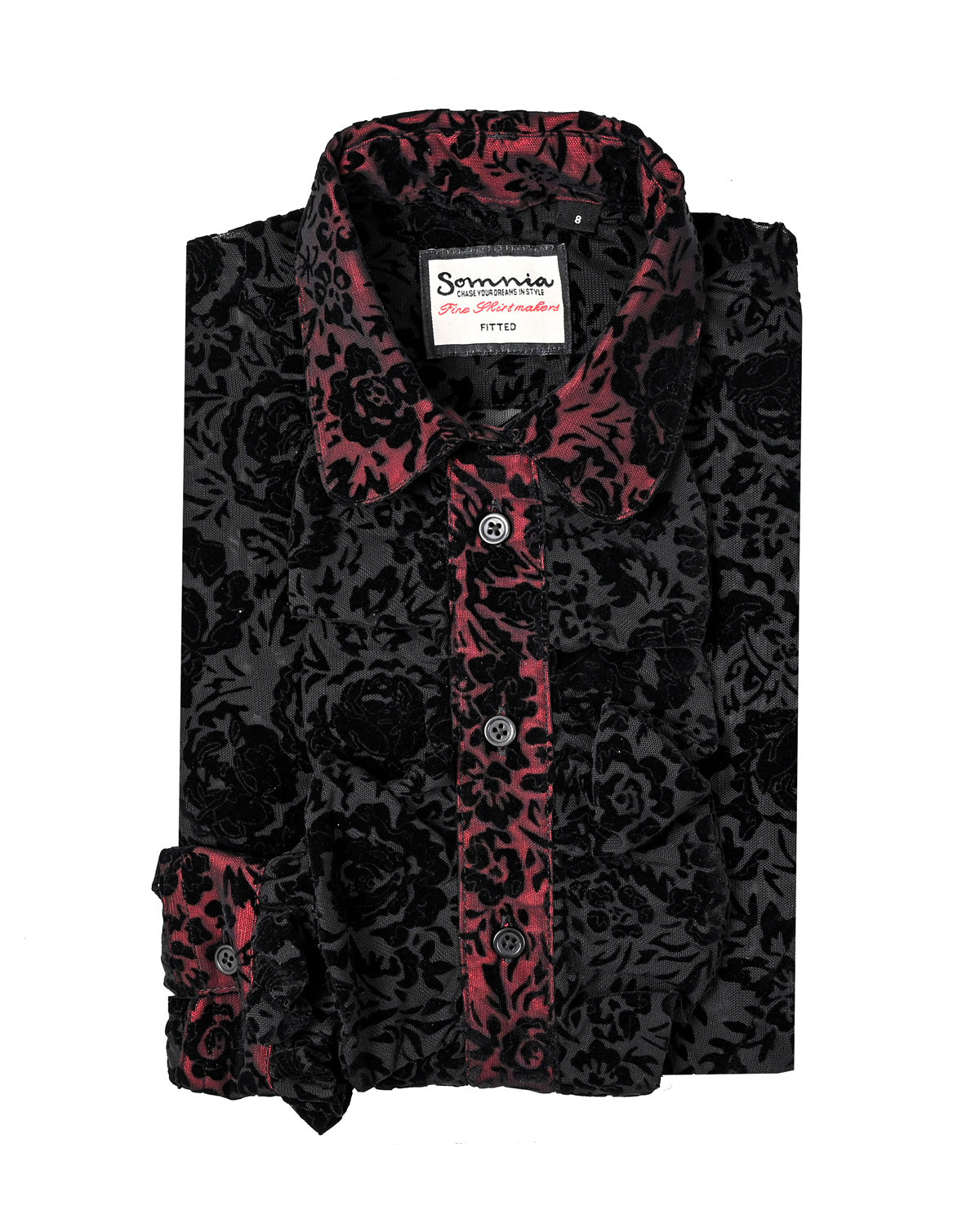 Velvet Flocked Blouse