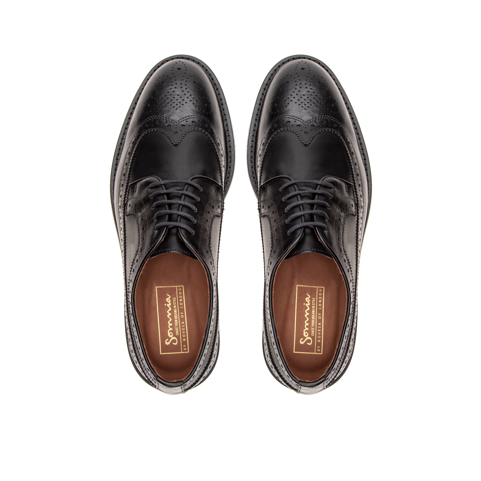 Lionel Wingtip Oxford - Black