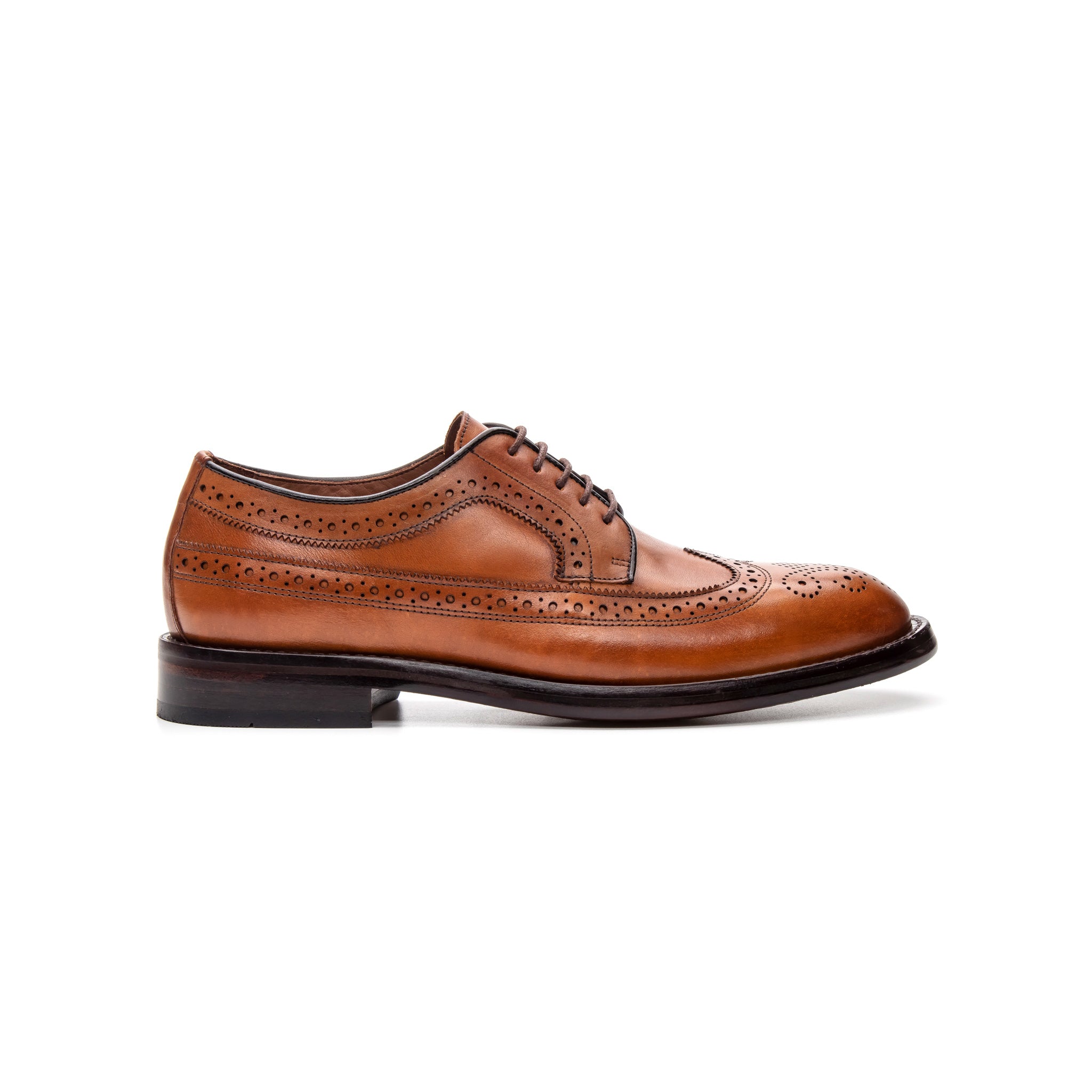 Lionel Wingtip Oxford - Whiskey