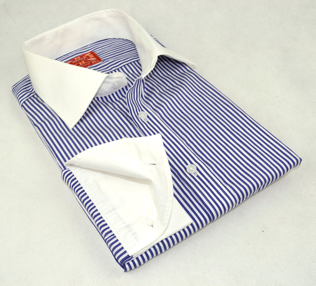 Blue and White Stripe Shirt