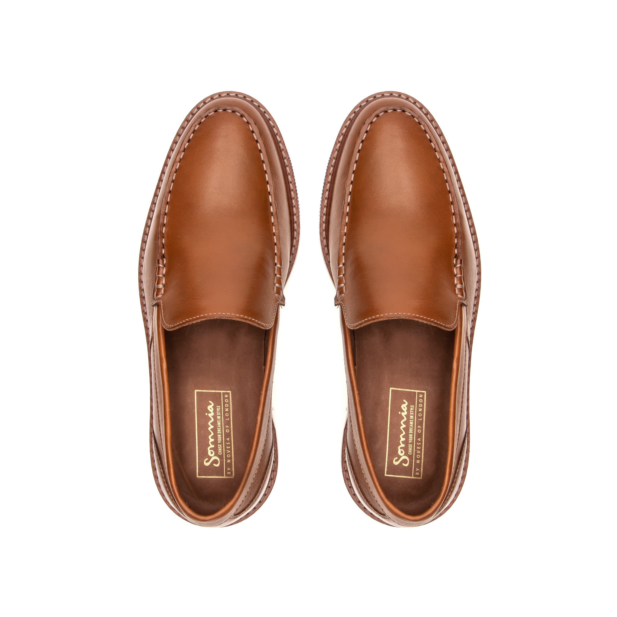 Casual Loafer in Caramel