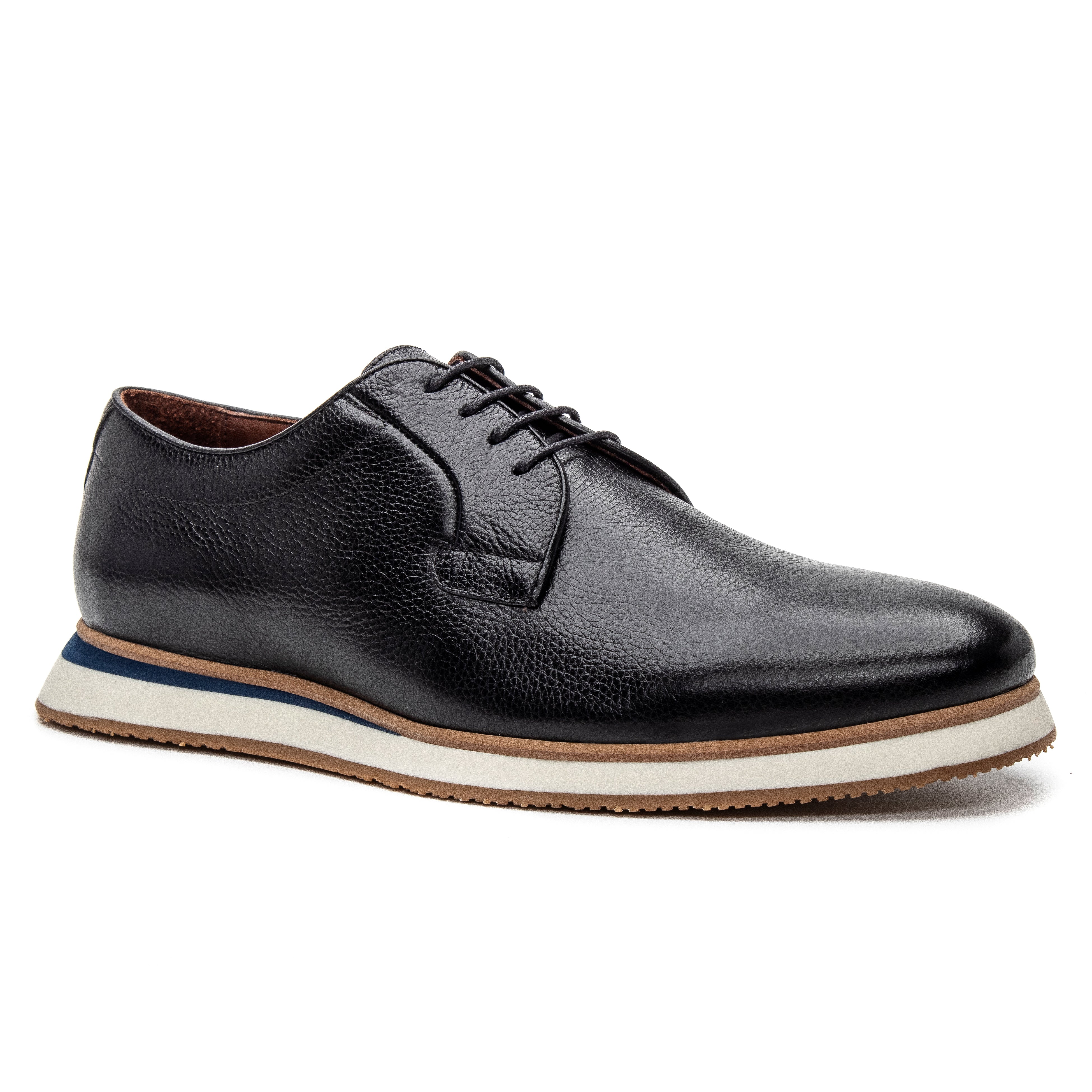 Archer Lace Up Loafers - Black