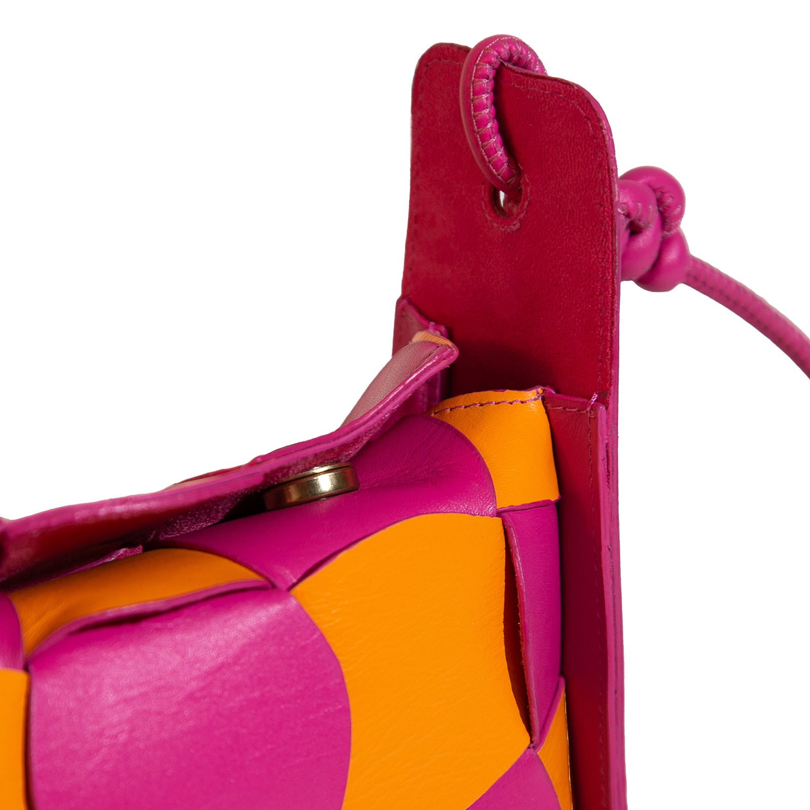 Vibrant Magenta and Sunset Orange Tote Bag