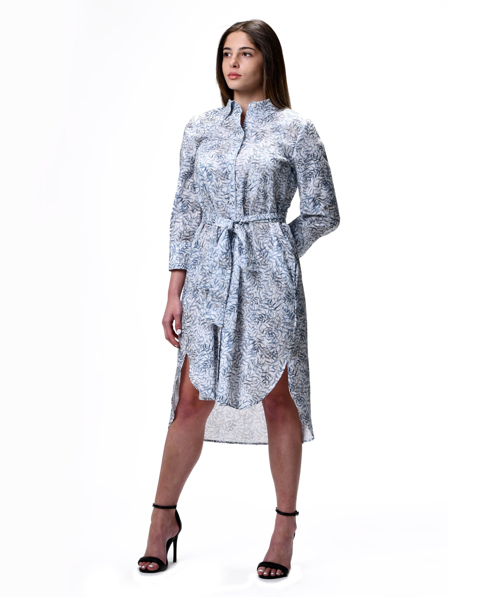 Emma Dress – Blue Bamboo