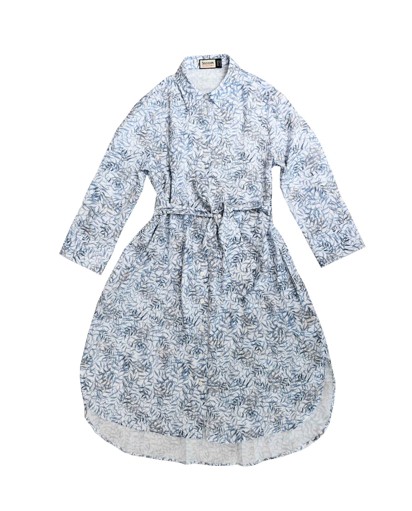 Emma Dress – Blue Bamboo
