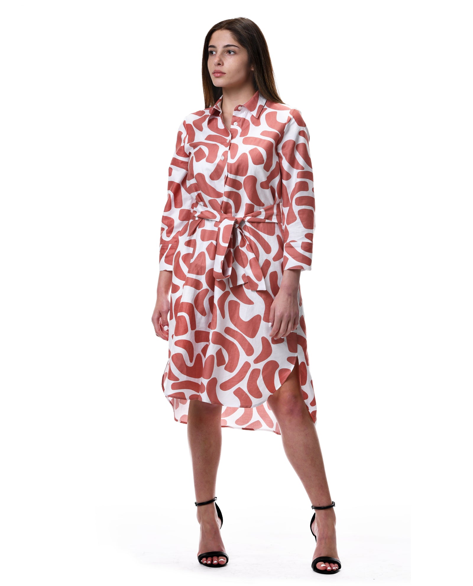 Emma Dress in Terracotta