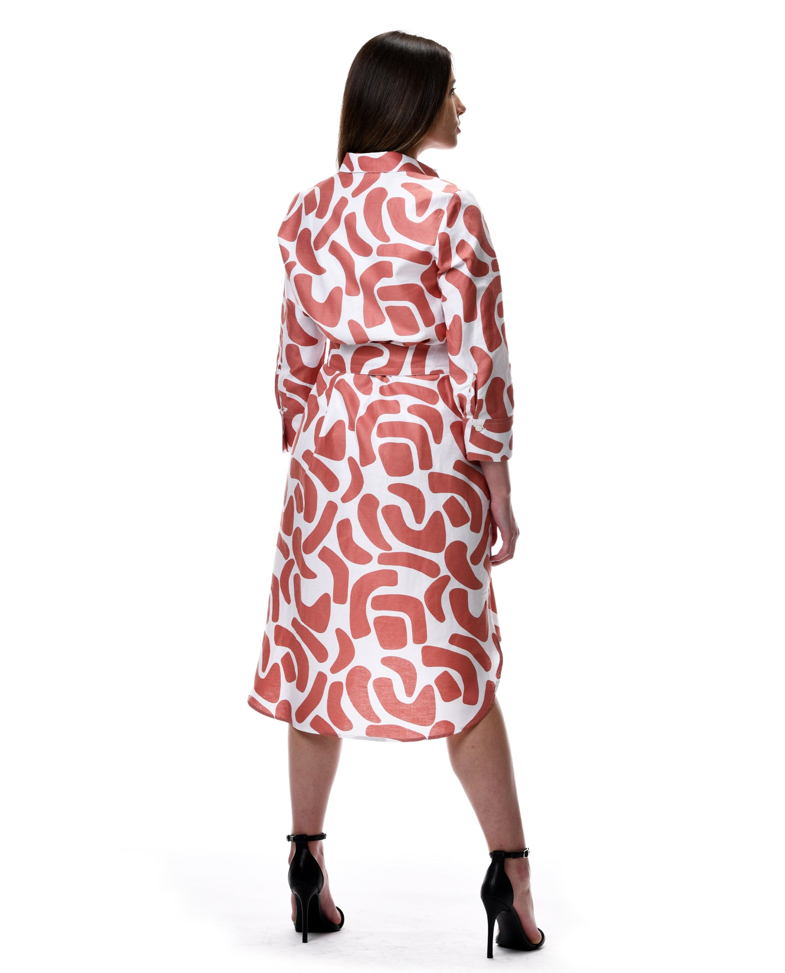 Emma Dress in Terracotta