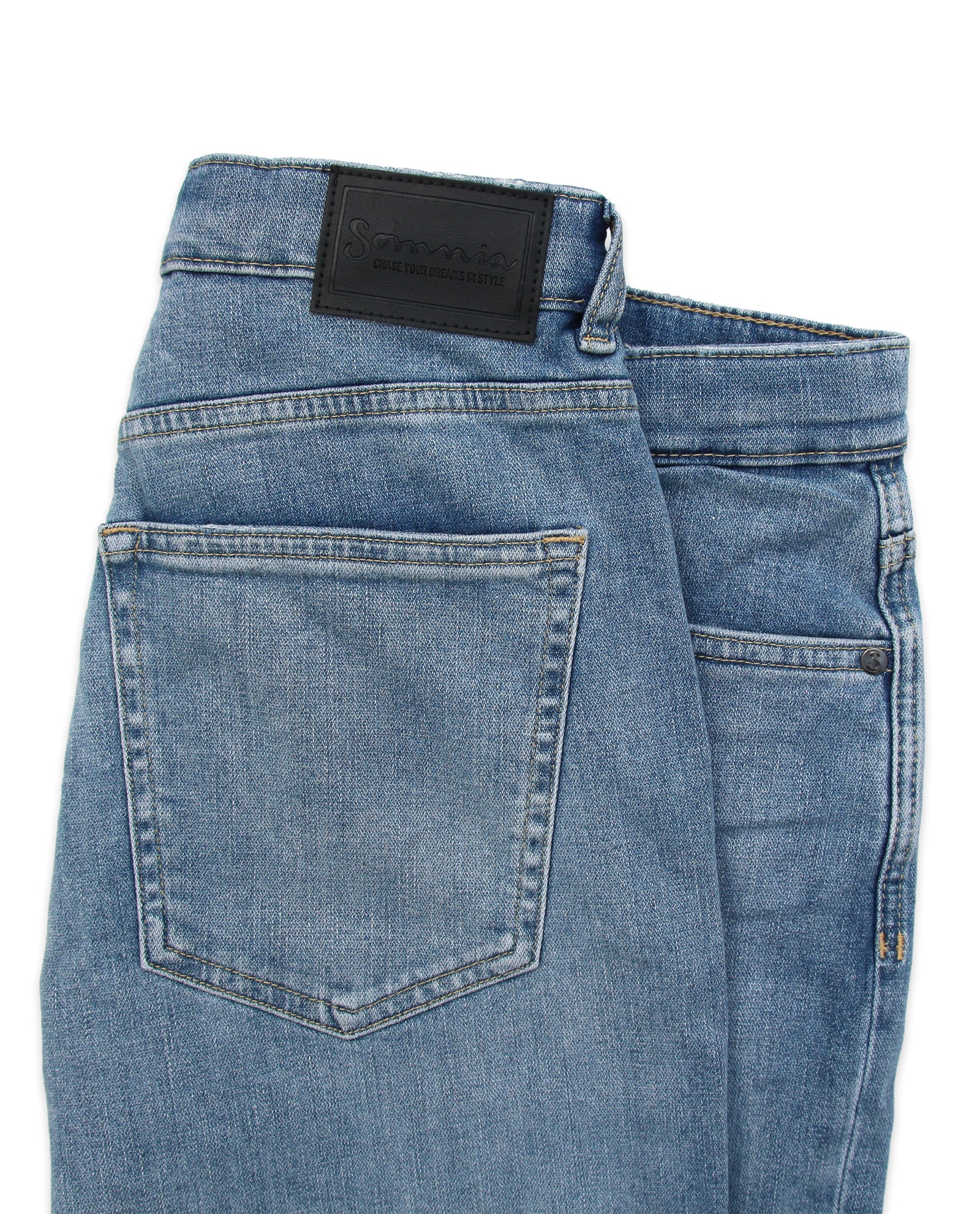 Somnia Men's Light-Medium Wash Stretch Jeans
